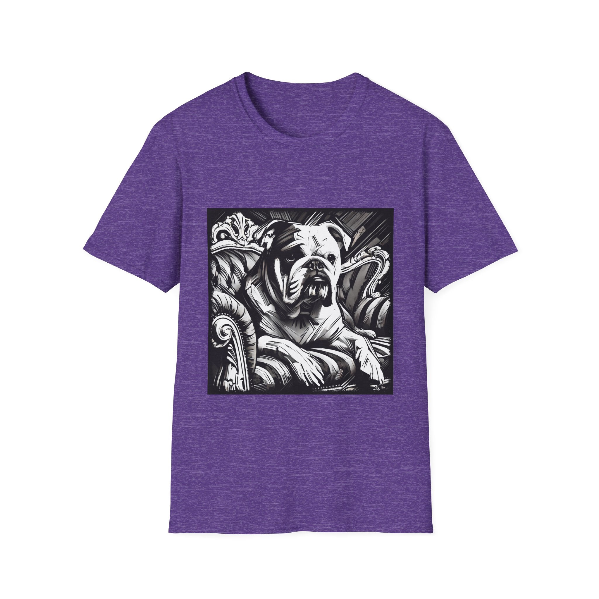 Bulldog B&W Bold | Unisex Dog T-Shirt