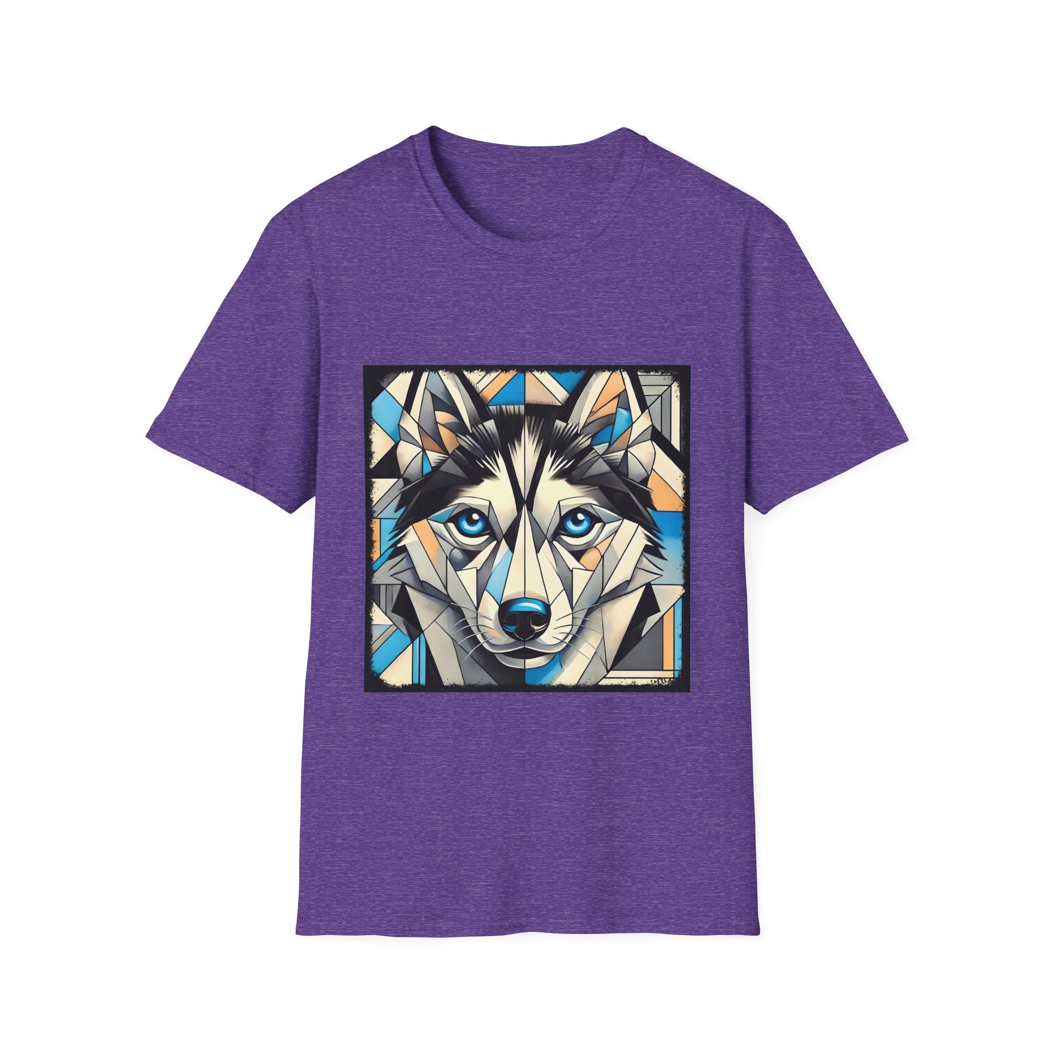 Siberian Husky Bold Geometric | Unisex Dog T-Shirt