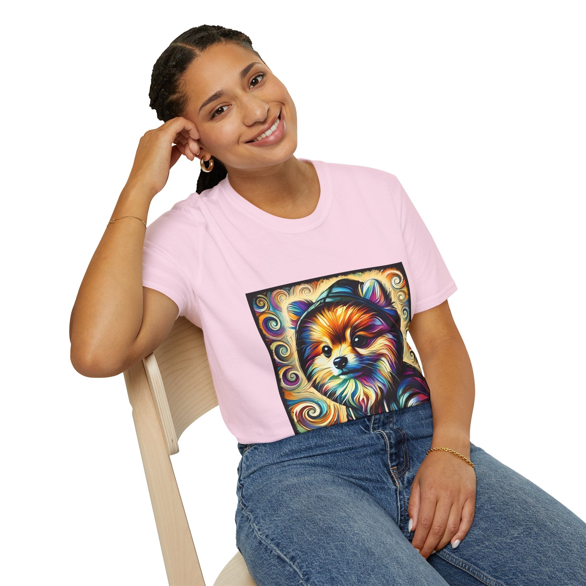 Pomeranian Hoodie Swirl | Unisex Dog T-Shirt
