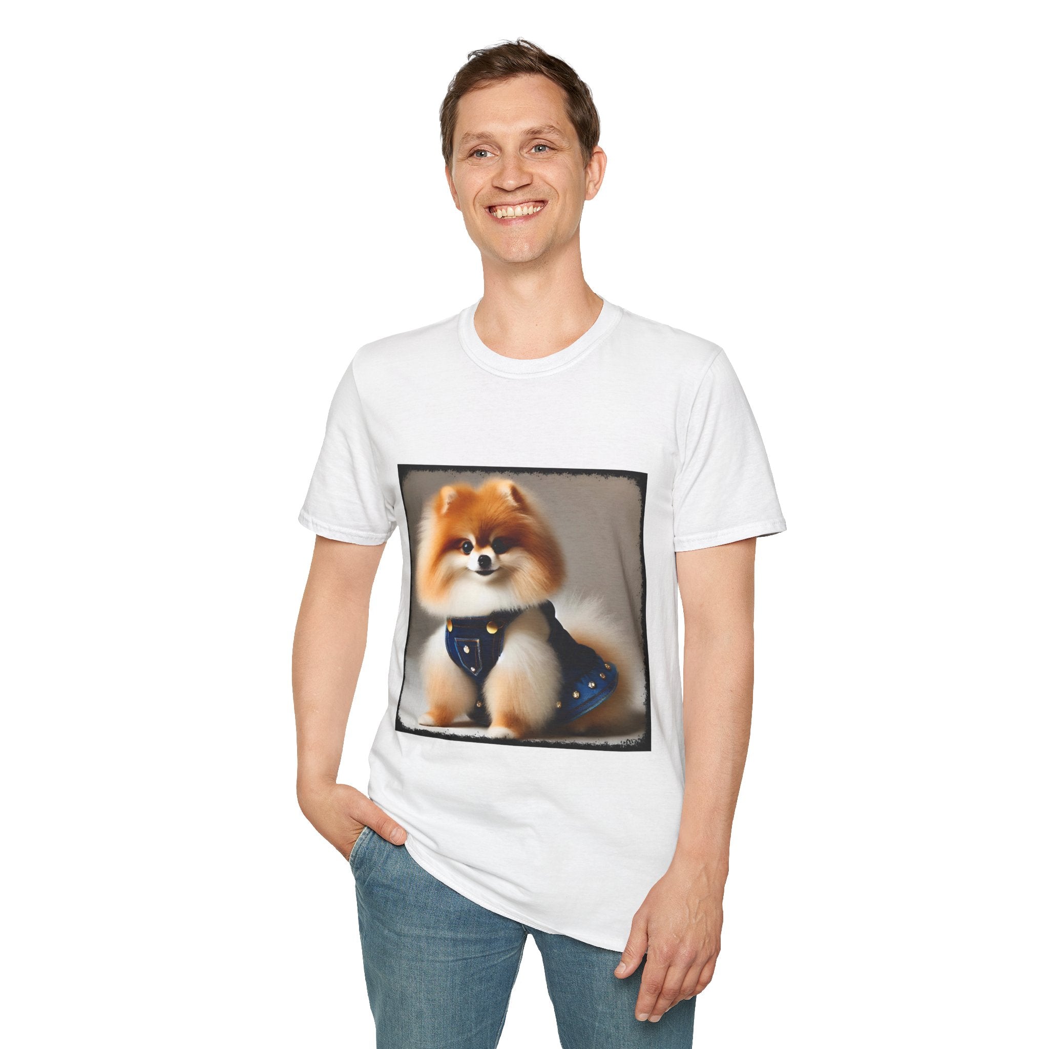 Pomeranian Jean Dream | Unisex Dog T-Shirt