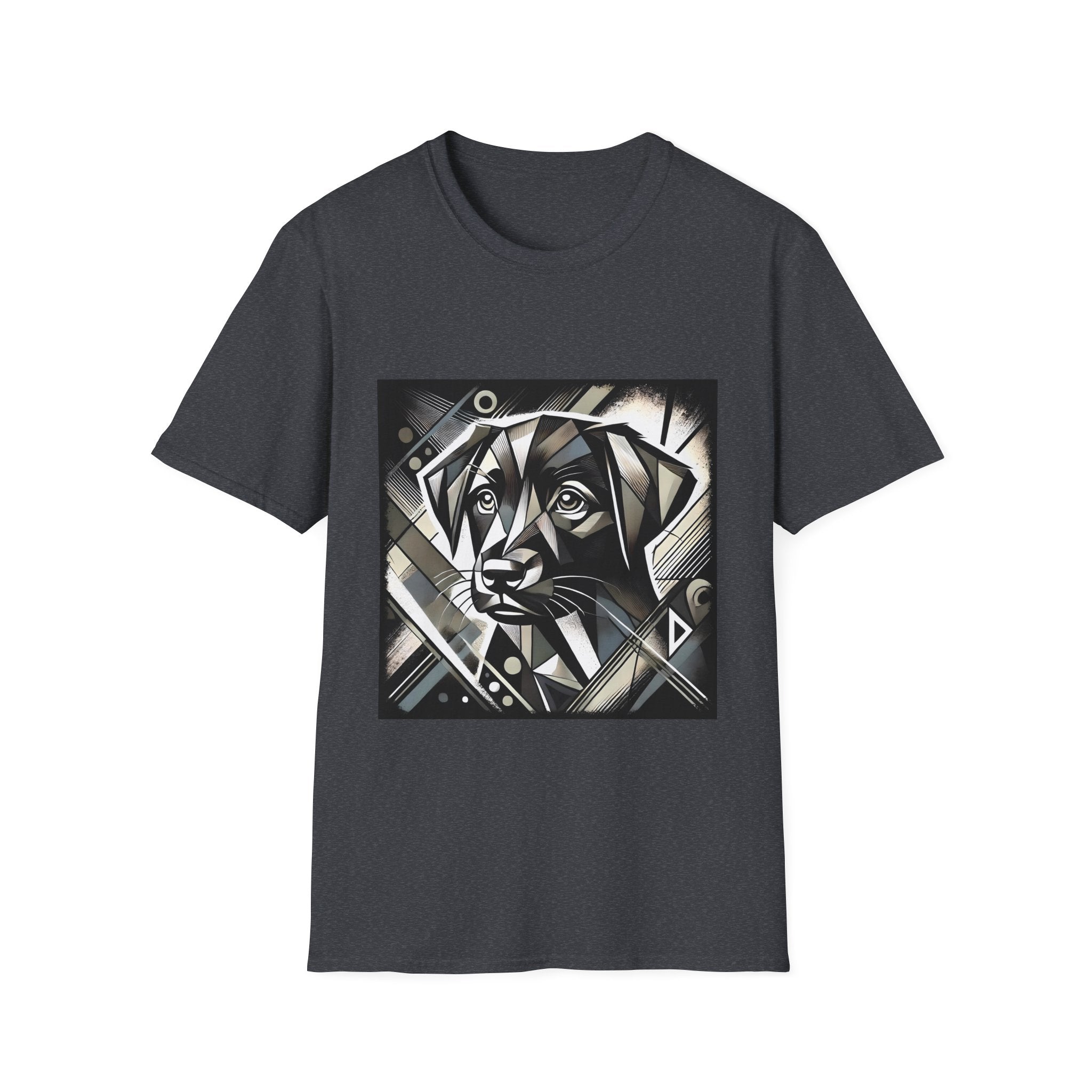 Labrador Retriever B&W Bold Geometric | Unisex Dog T-Shirt