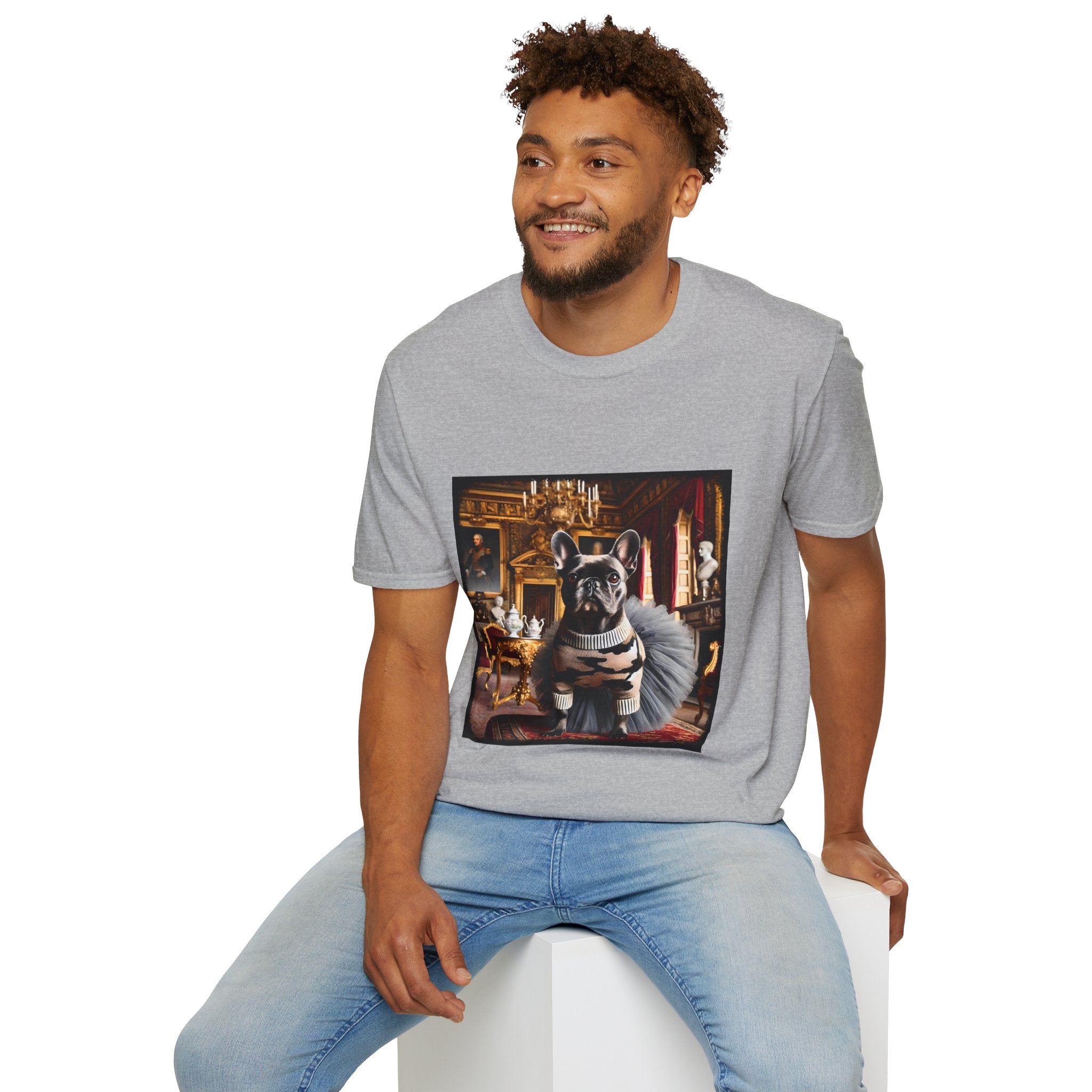 French Bulldog Vintage Vogue | Unisex Dog T-Shirt