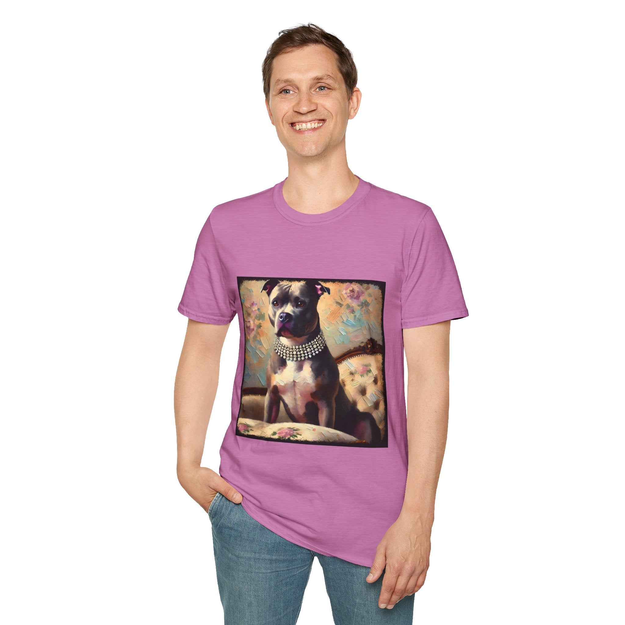 American Pit Bull Terrier Pastel Diamond Classic| Unisex Dog T-Shirt