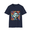 Bichon Frise Street Swirl | Unisex Dog T-Shirt