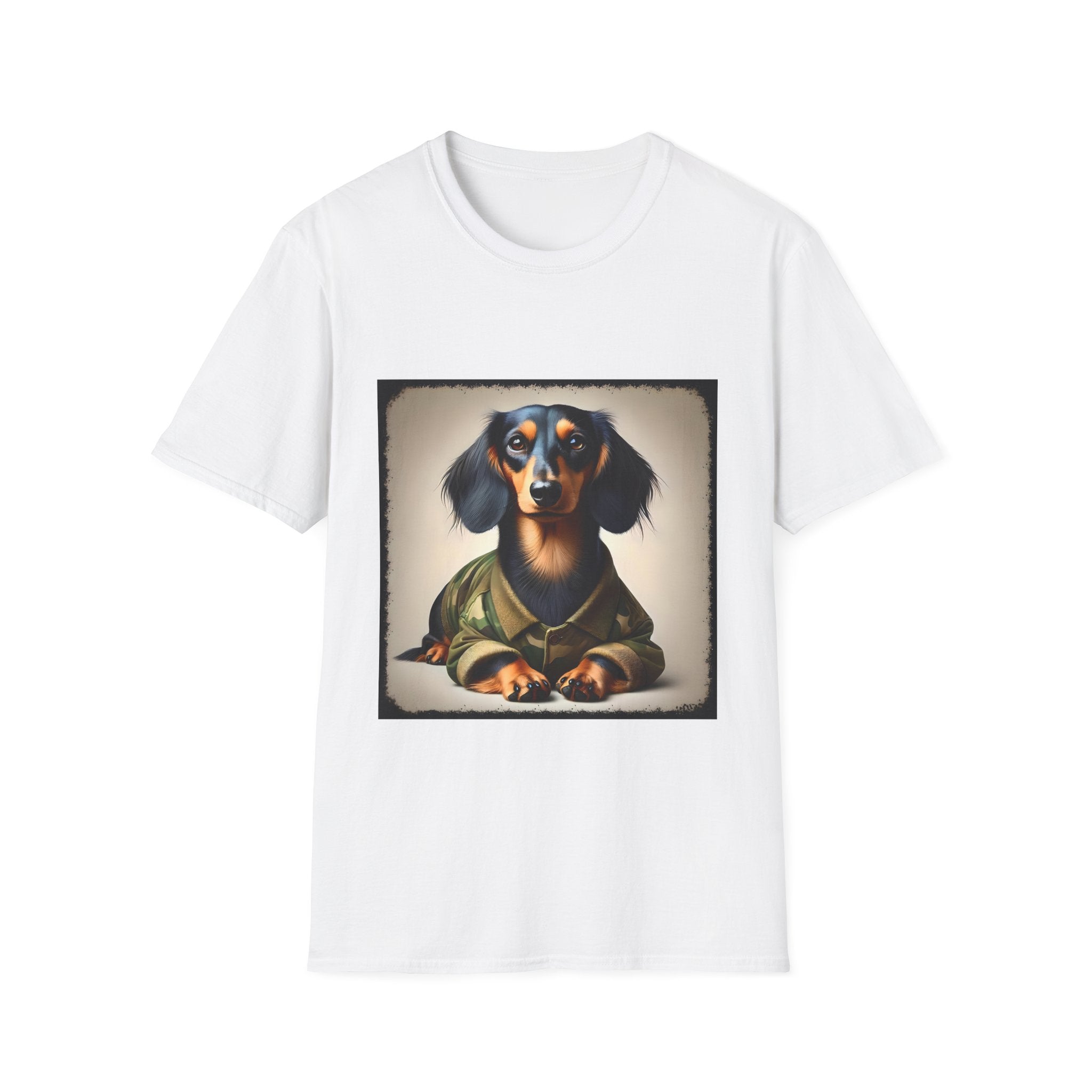 Dachshund Camo Chic | Unisex Dog T-Shirt