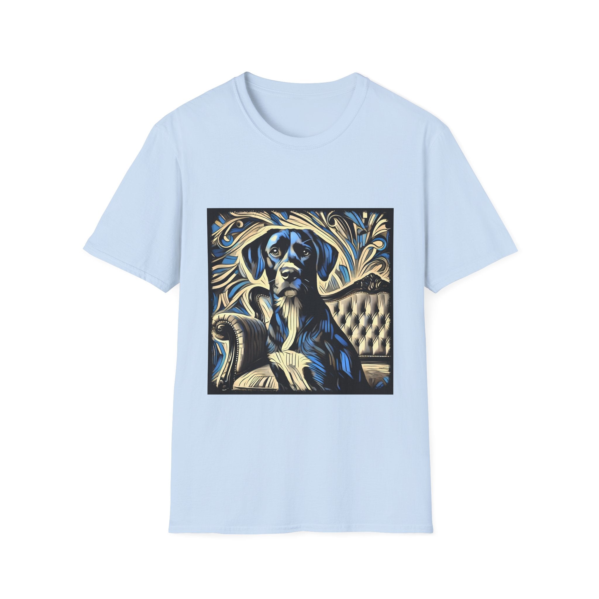 Labrador Retriever Blue Swirl | Unisex Dog T-Shirt