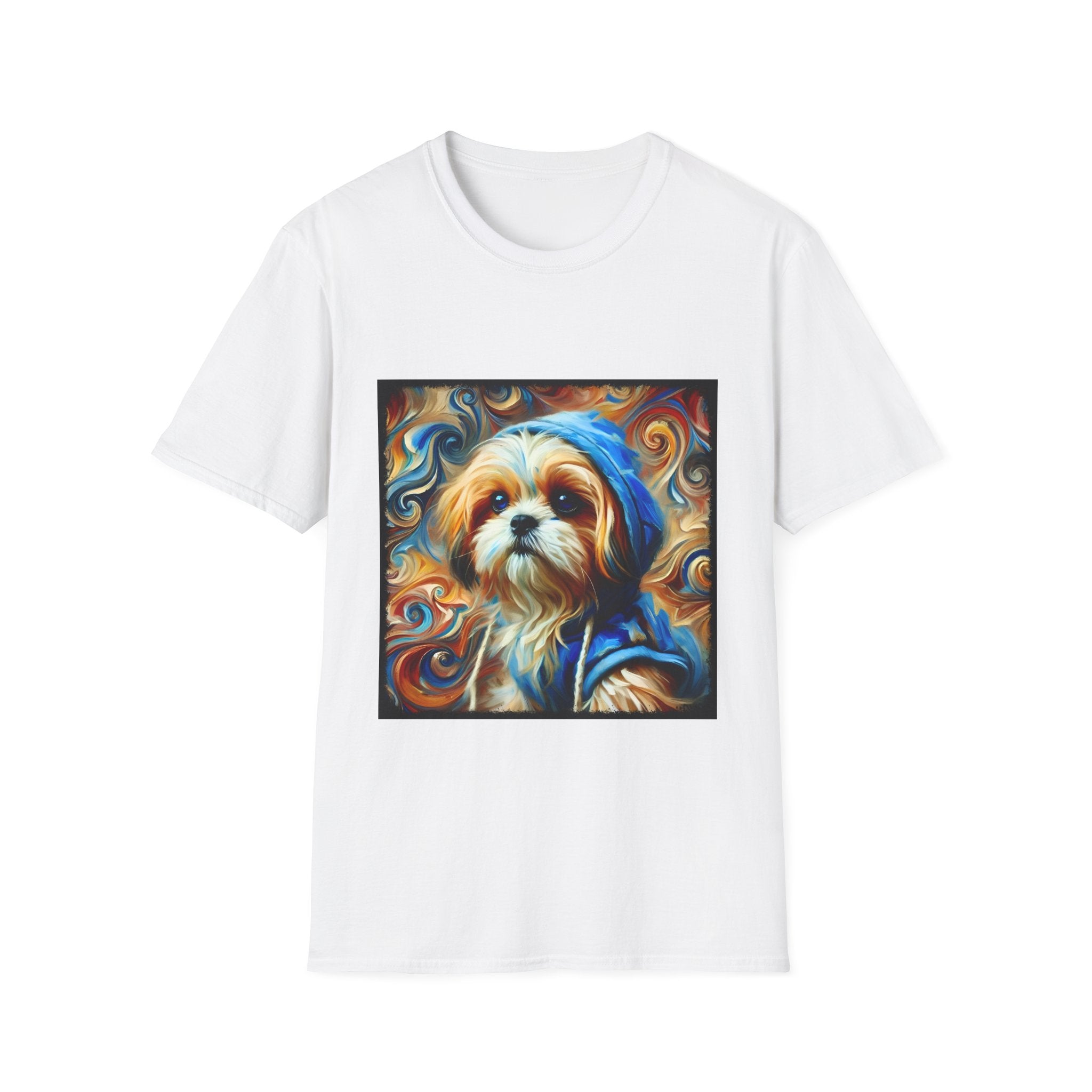 Shih Tzu Comfy Swirl | Unisex Dog T-Shirt