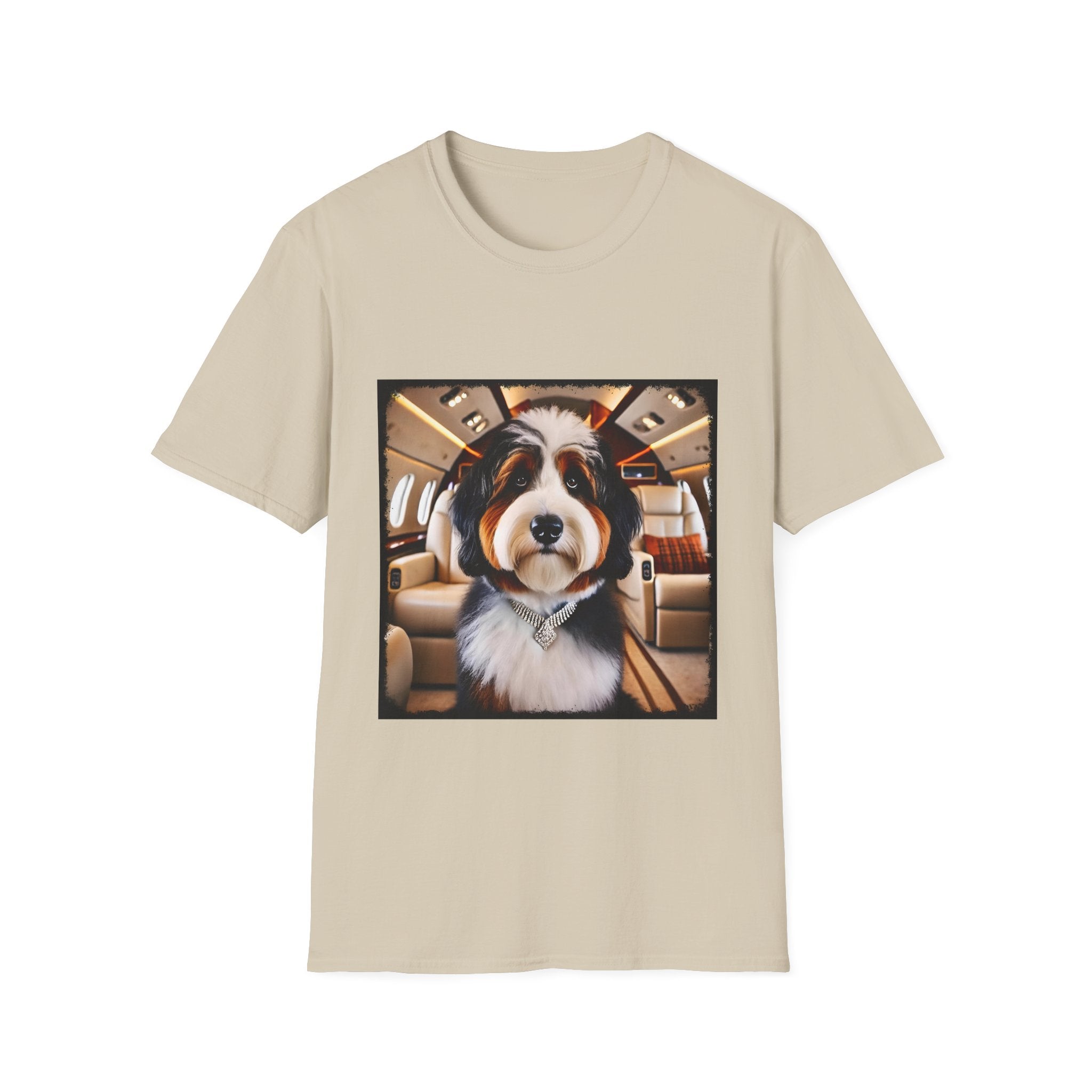 Bernedoodle Jet Setter | Unisex Dog T-Shirt