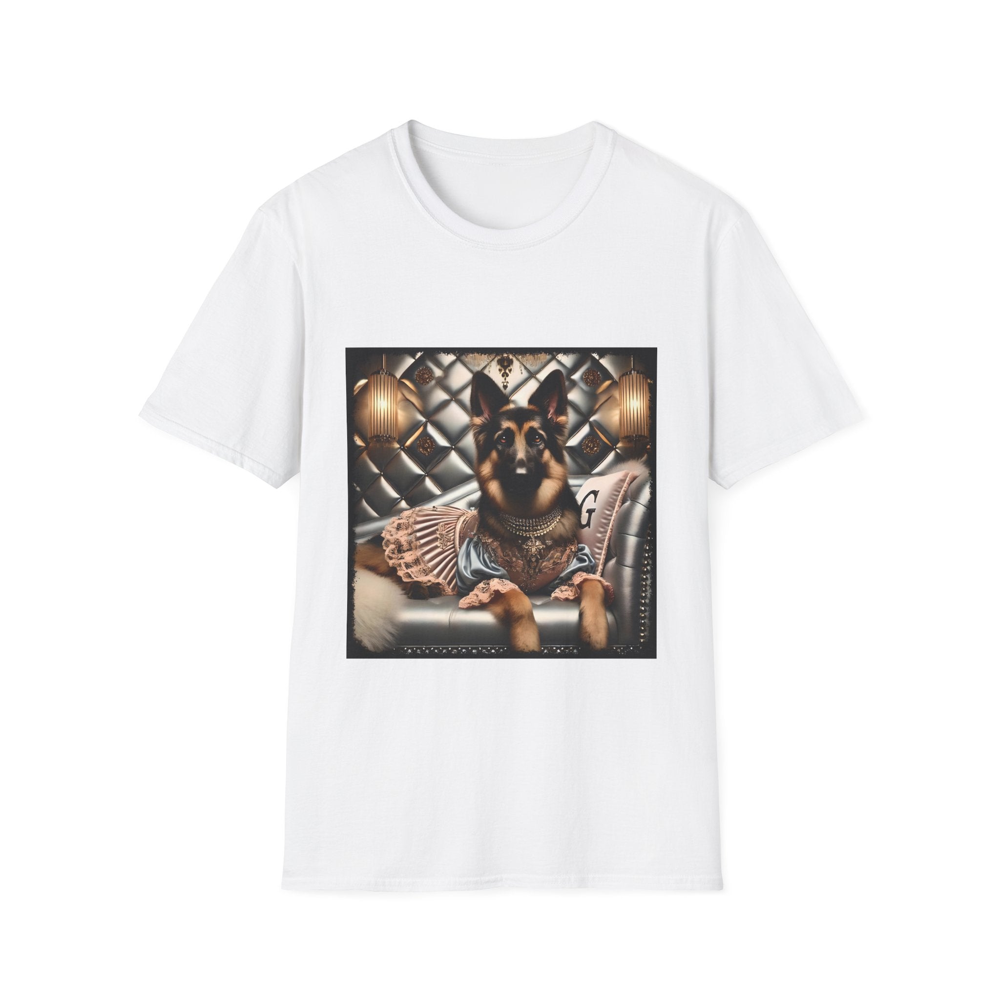 German Shepherd Elegant Muse | Unisex Dog T-Shirt