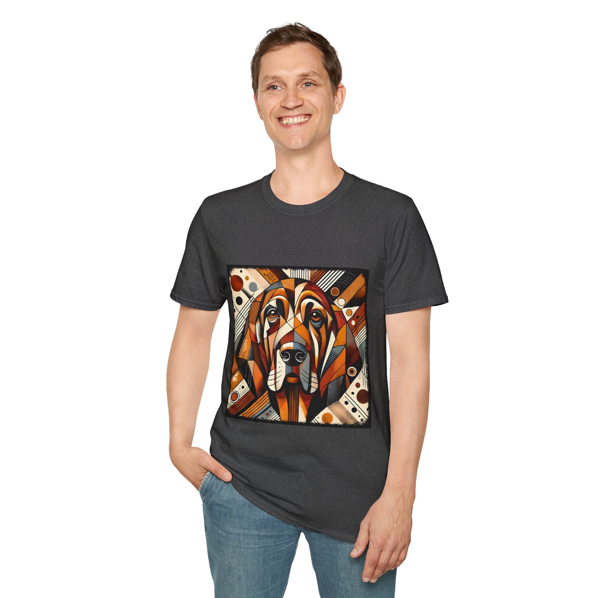Bloodhound Bold Geometric | Unisex Dog T-Shirt