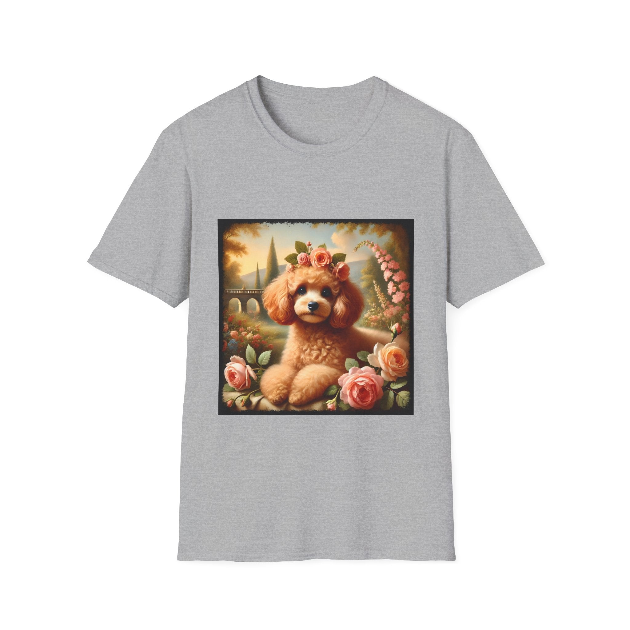 Poodle Pink Blossom | Unisex Dog T-Shirt