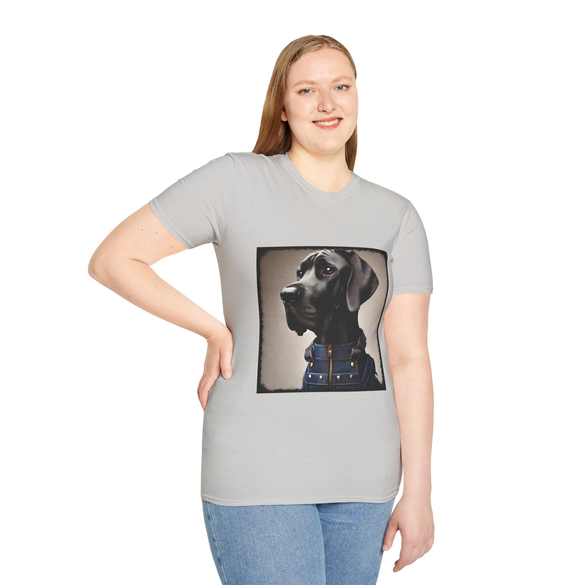 Great Dane Dapper Denim | Unisex Dog T-Shirt