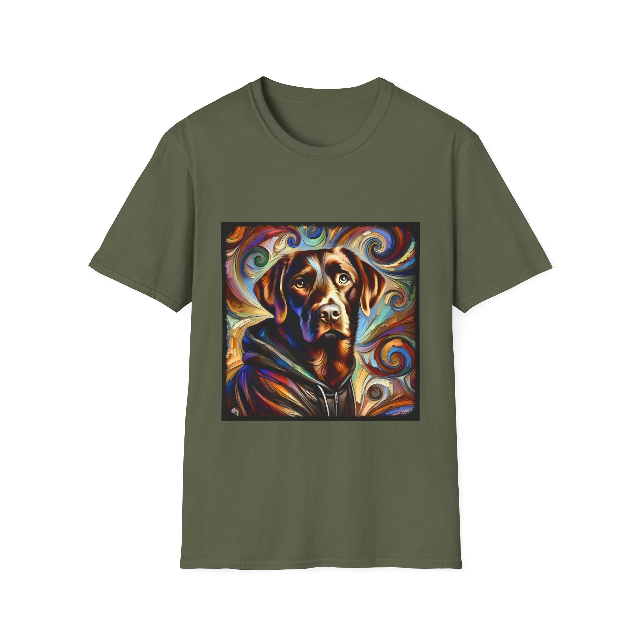 Labrador Retriever Relaxed Swirl | Unisex Dog T-Shirt