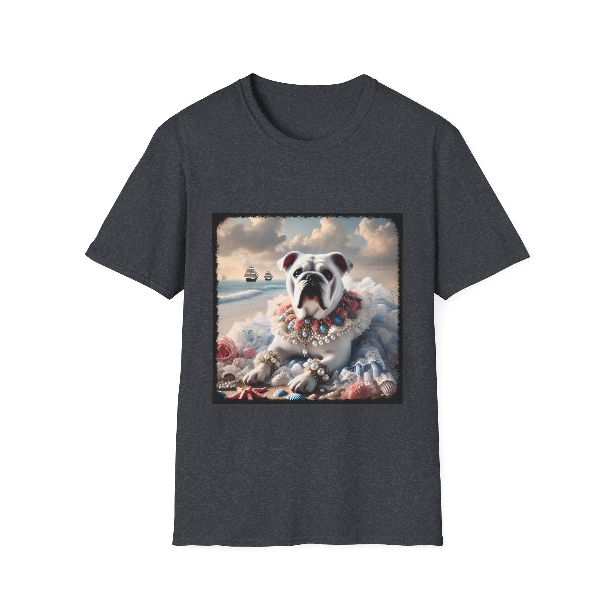Bulldog Beach Dream | Unisex Dog T-Shirt