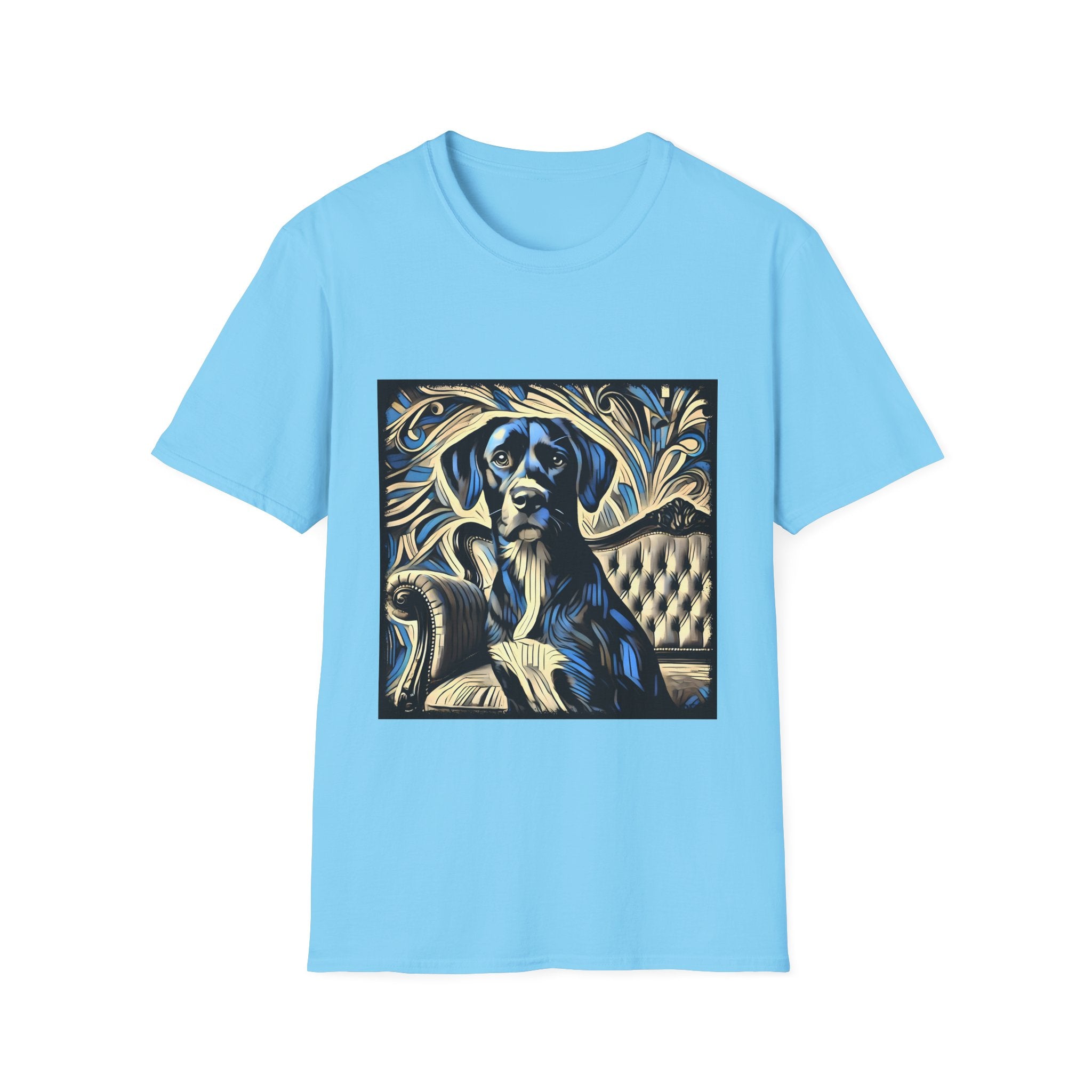 Labrador Retriever Blue Swirl | Unisex Dog T-Shirt