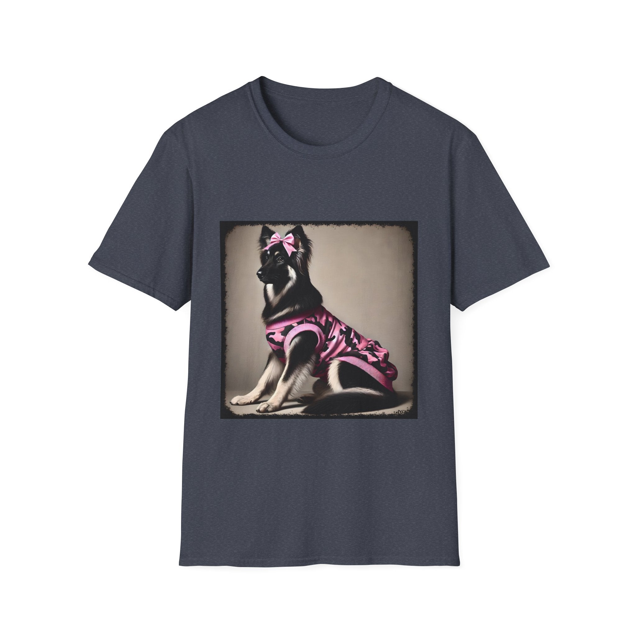 German Shepherd Pink Camo Cutie | Unisex Dog T-Shirt