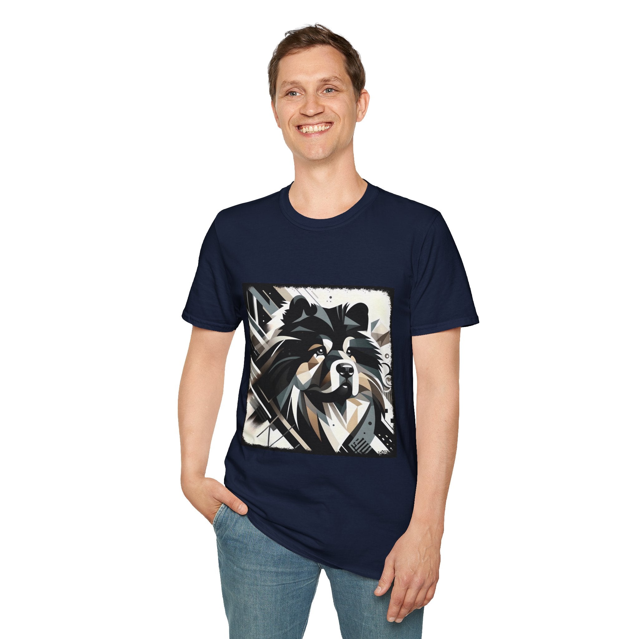 Chow Chow Bold Geometric | Unisex Dog T-Shirt