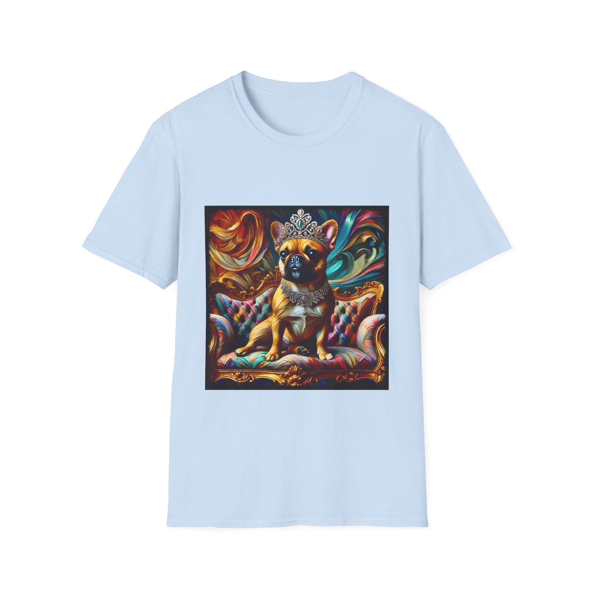 French Bulldog Glamorous Swirl | Unisex Dog T-Shirt