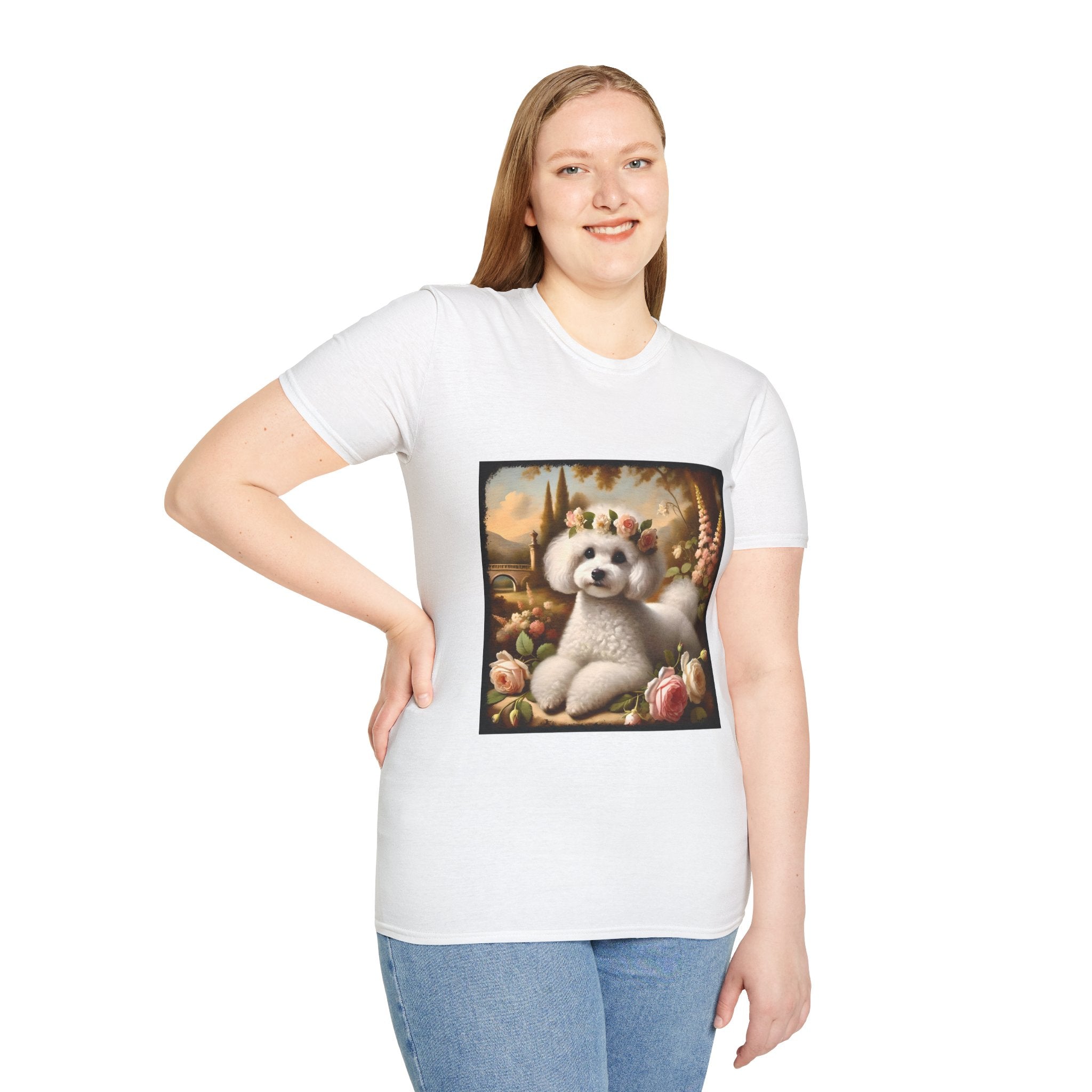 Poodle Botanical Beauty | Unisex Dog T-Shirt
