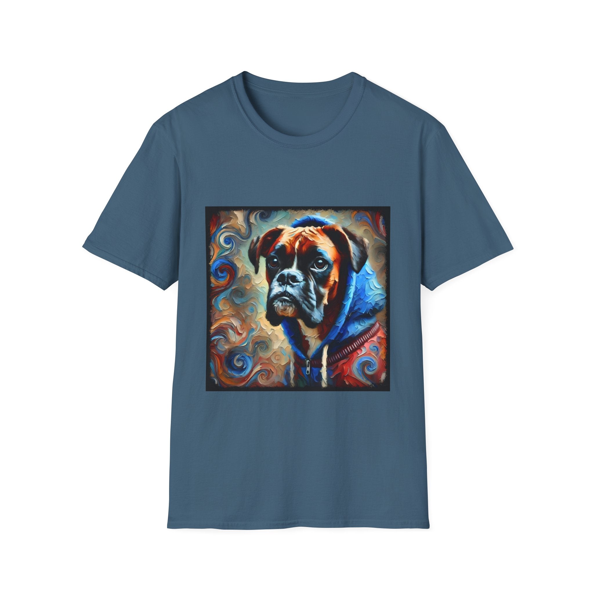 Boxer Hoodie Swirl II | Unisex Dog T-Shirt