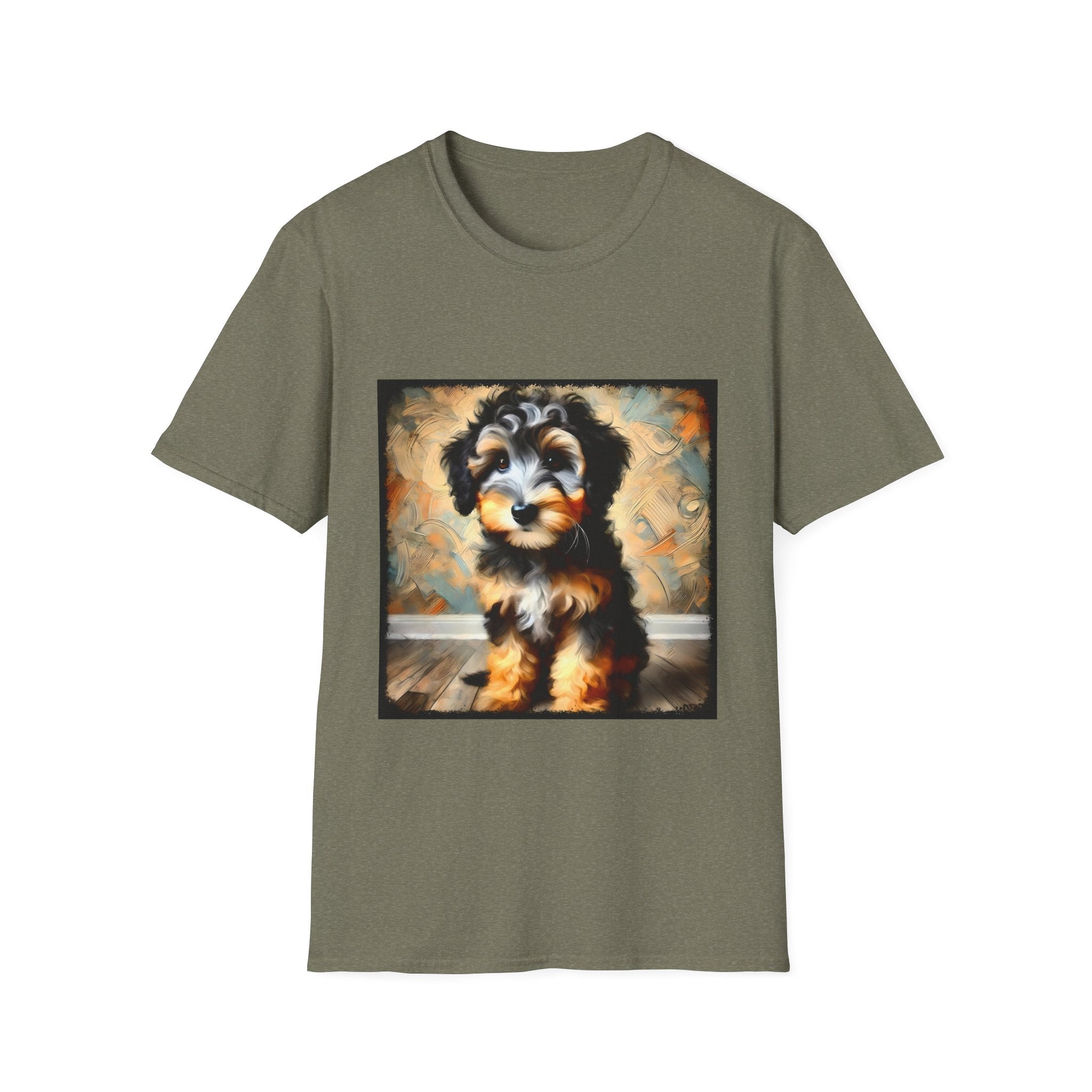 Aussiedoodle Portrait Classic | Unisex Dog T-Shirt