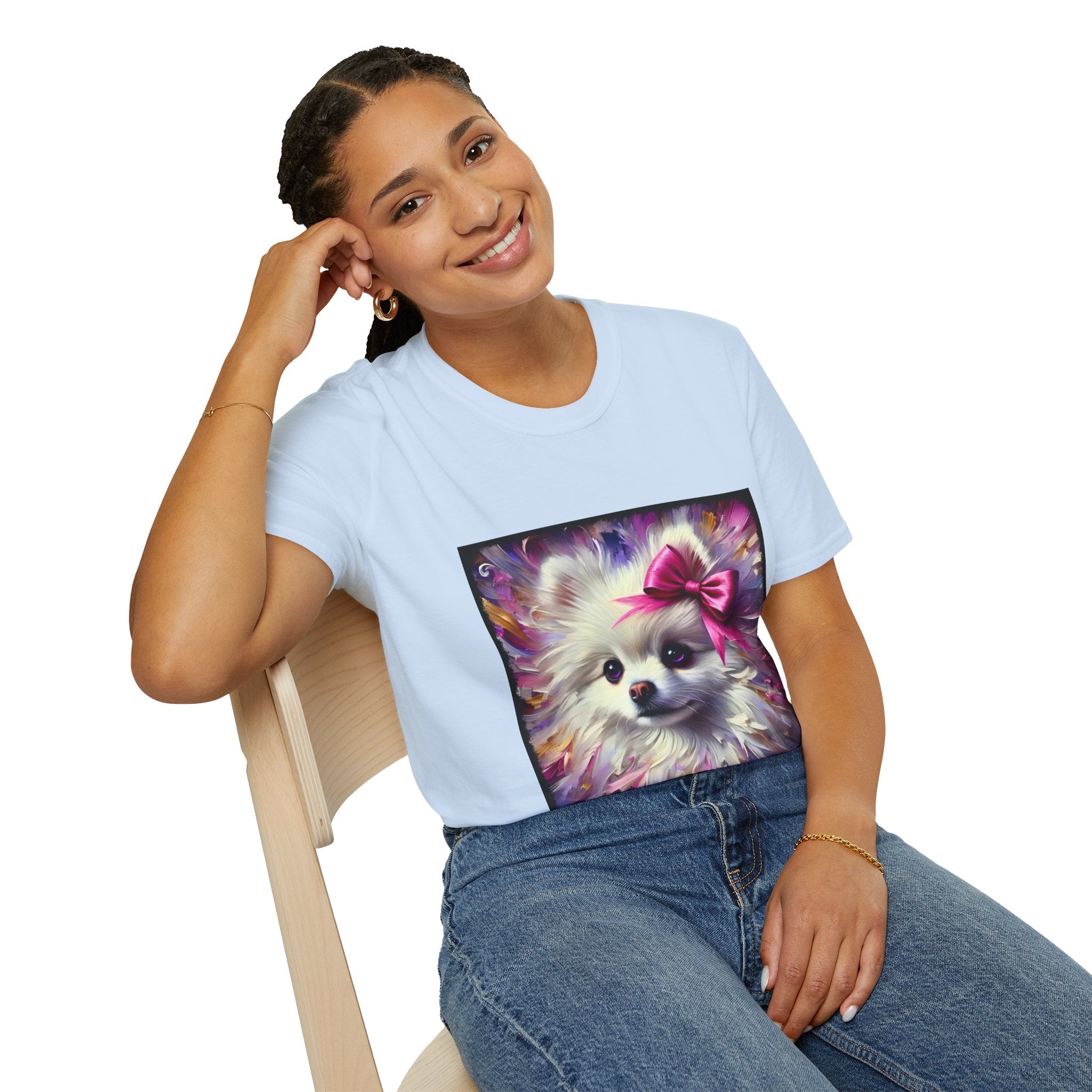 Pomeranian Beautiful Classic  | Unisex Dog T-Shirt