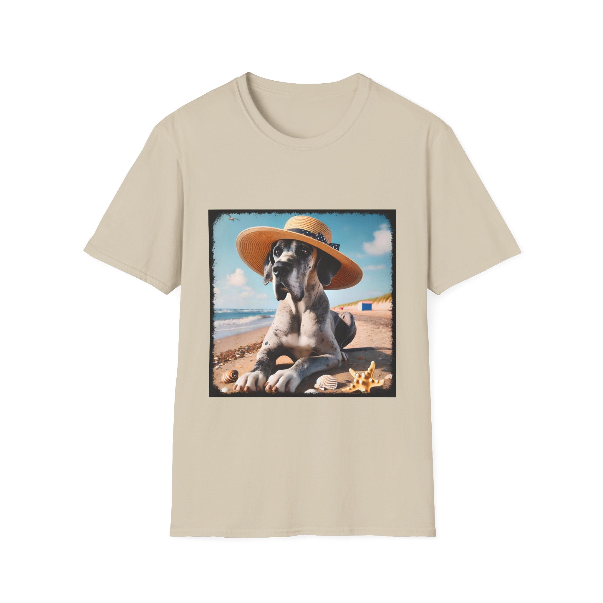 Great Dane Seaside Sass | Unisex Dog T-Shirt