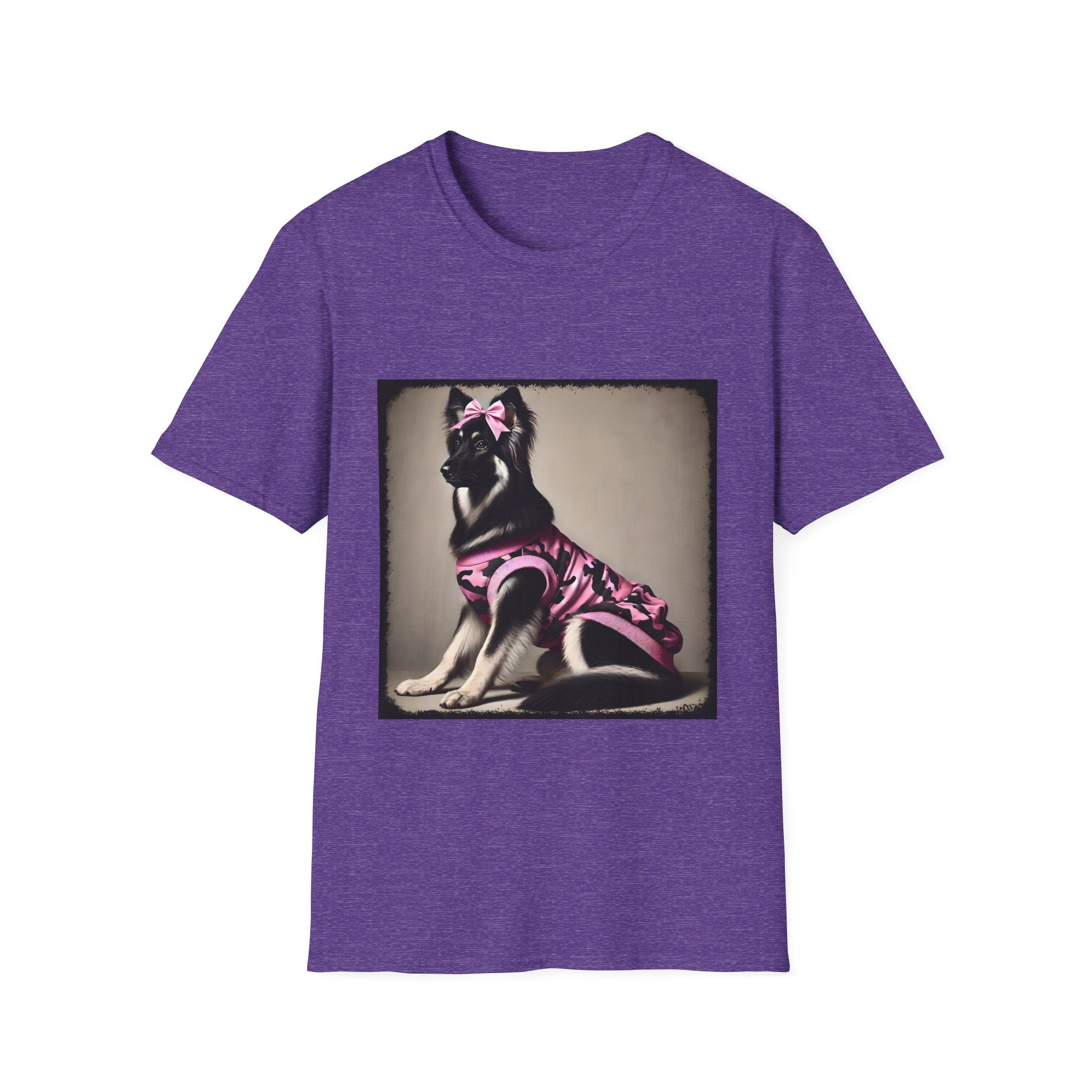 German Shepherd Pink Camo Cutie | Unisex Dog T-Shirt