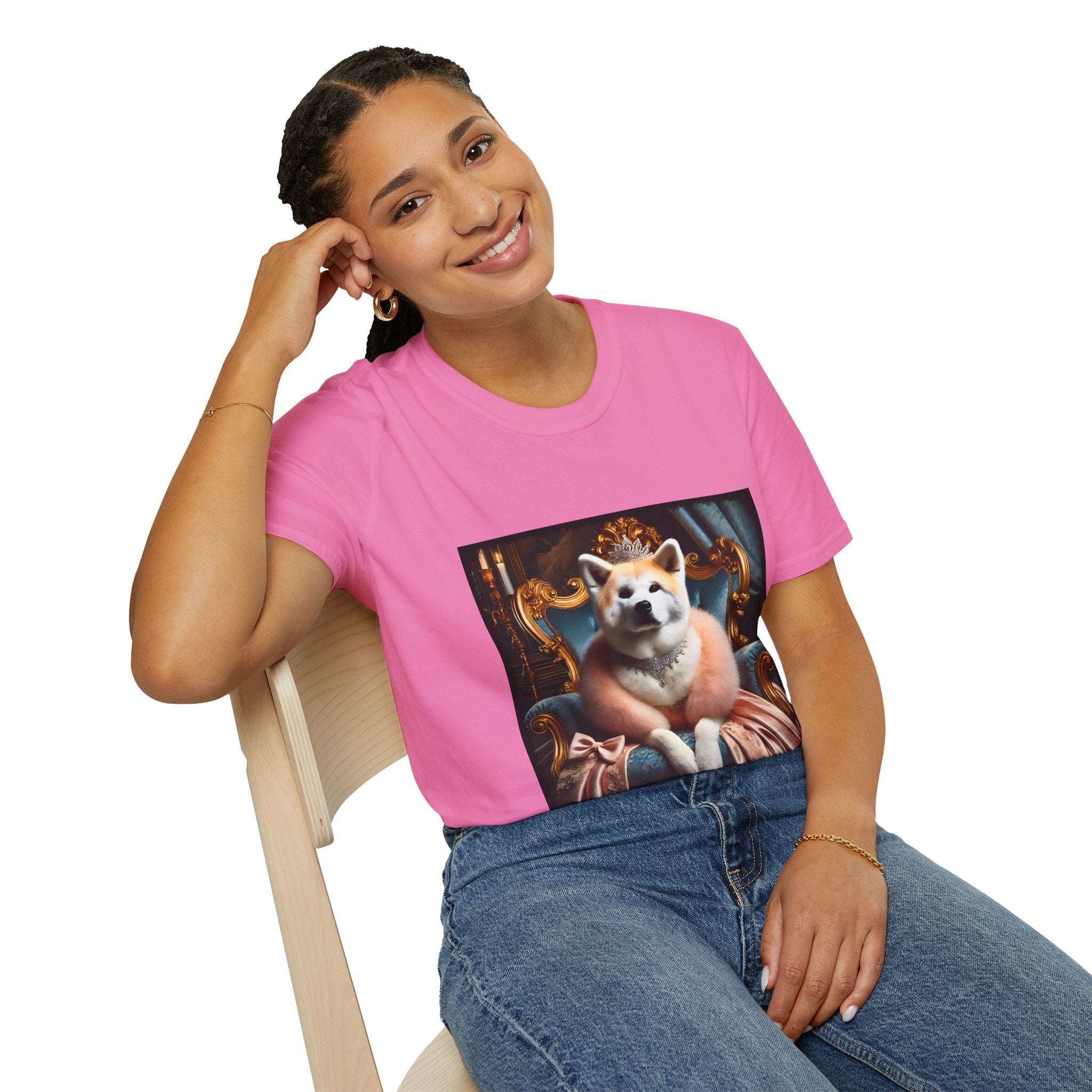 Akita Pink Princess | Unisex Dog T-Shirt