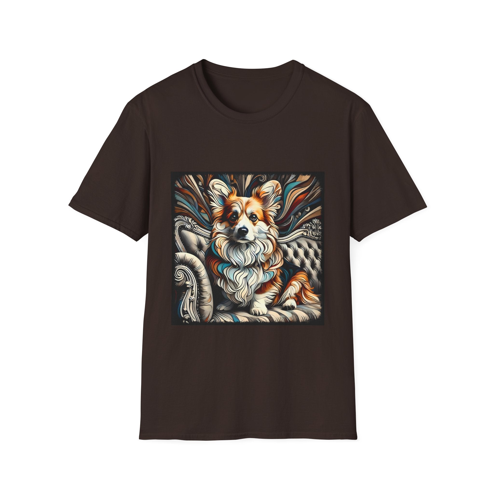 Pembroke Welsh Corgi Earthy Swirl | Unisex Dog T-Shirt