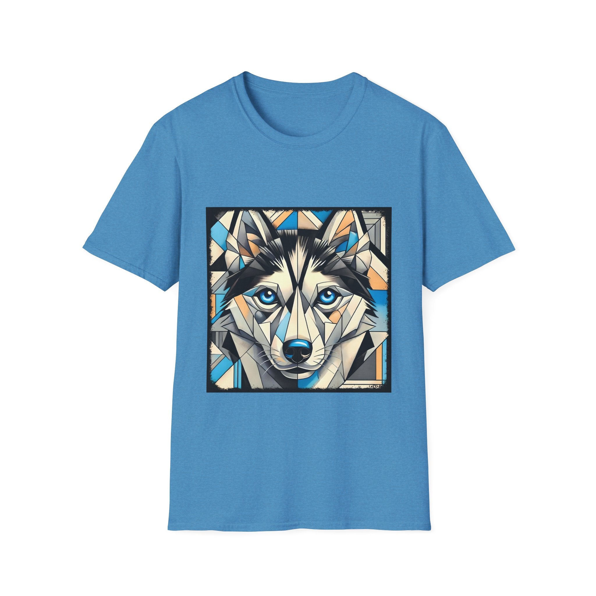 Siberian Husky Bold Geometric | Unisex Dog T-Shirt