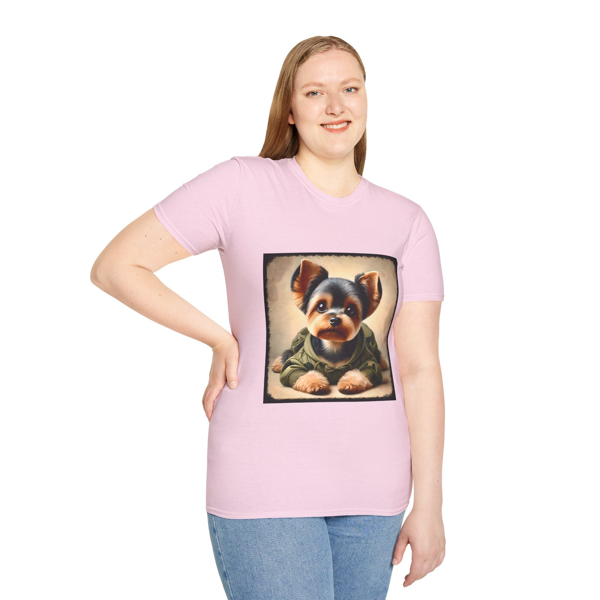 Yorkshire Terrier Combat Cutie | Unisex Dog T-Shirt
