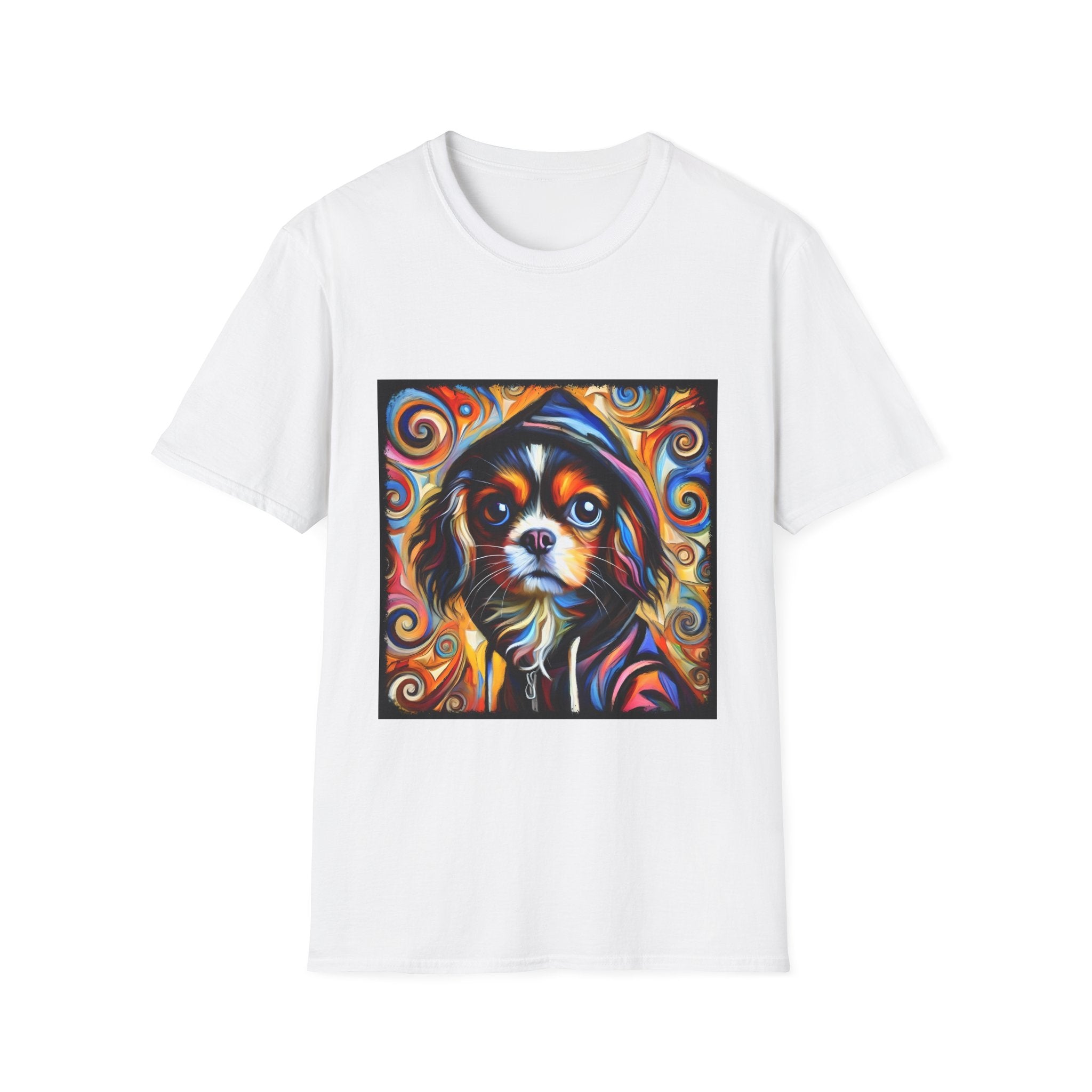Cavalier King Charles Spaniel Relaxed Swirl | Unisex Dog T-Shirt