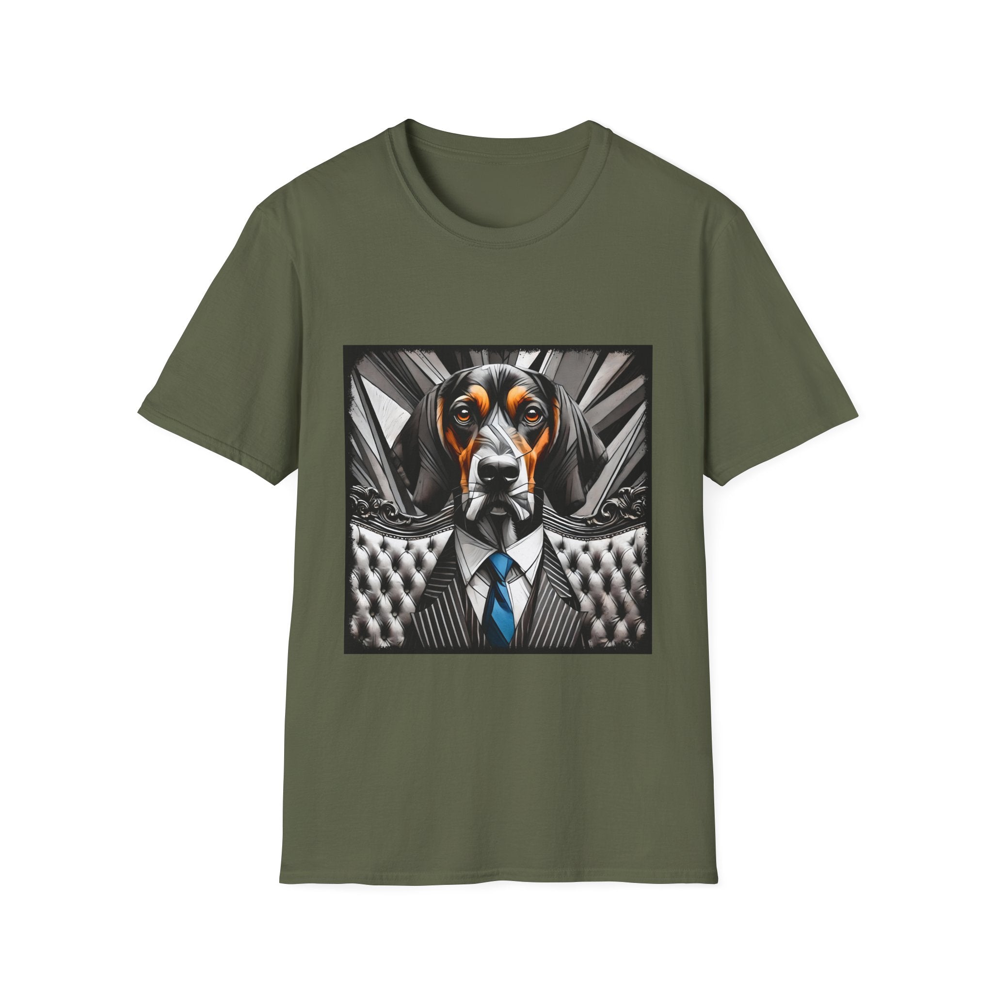 Coonhound Bold Gentleman | Unisex Dog T-Shirt