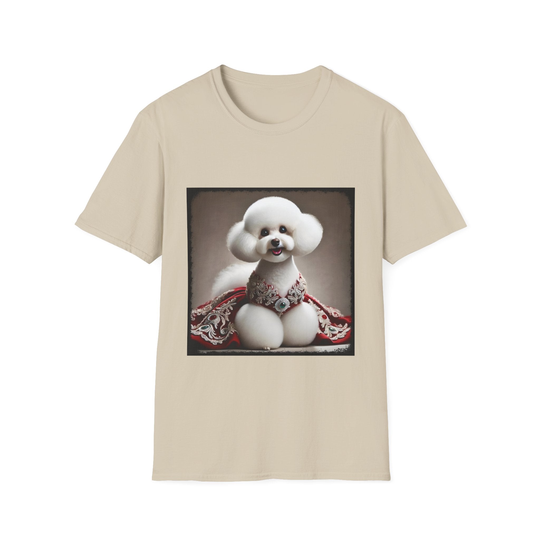 Bichon Frise Crimson Cutie | Unisex Dog T-Shirt