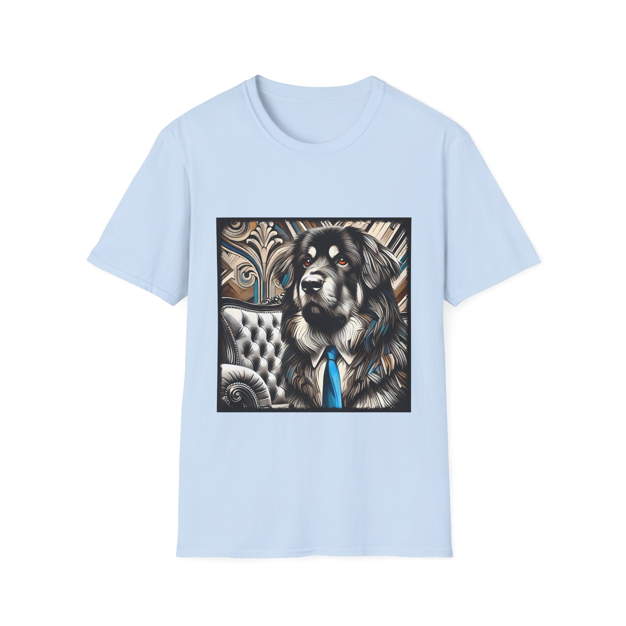 Tibetan Mastiff B&W Bold Eyes | Unisex Dog T-Shirt