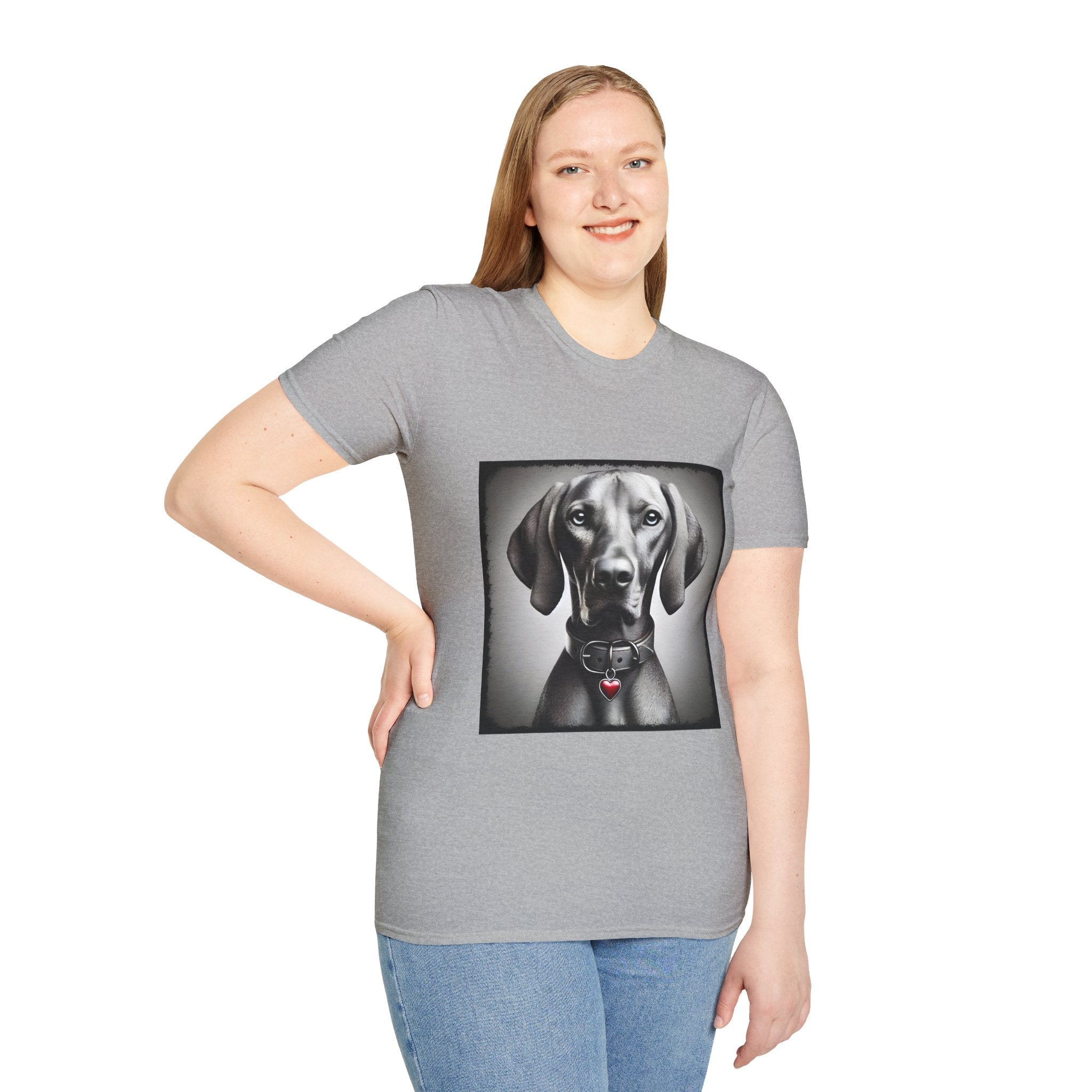 Vizsla Heart Charm | Unisex Dog T-Shirt
