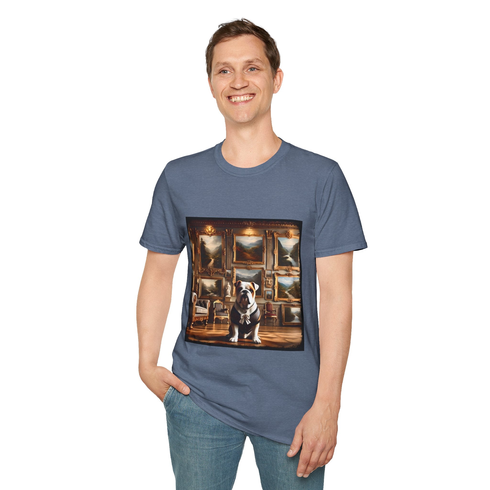 Bulldog Canvas Queen | Unisex Dog T-Shirt