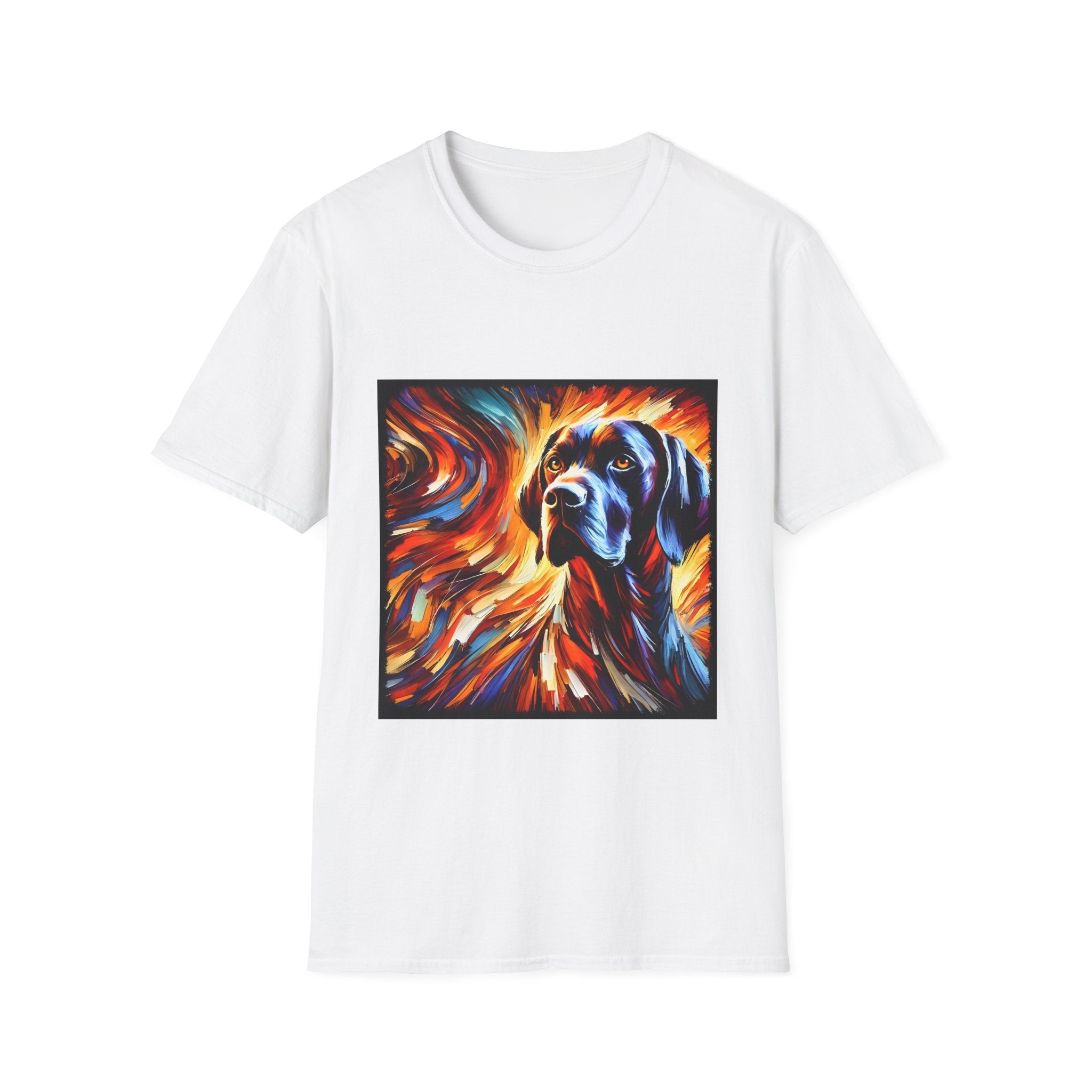 German Shorthaired Pointer Bold Fire Classic | Unisex Dog T-Shirt