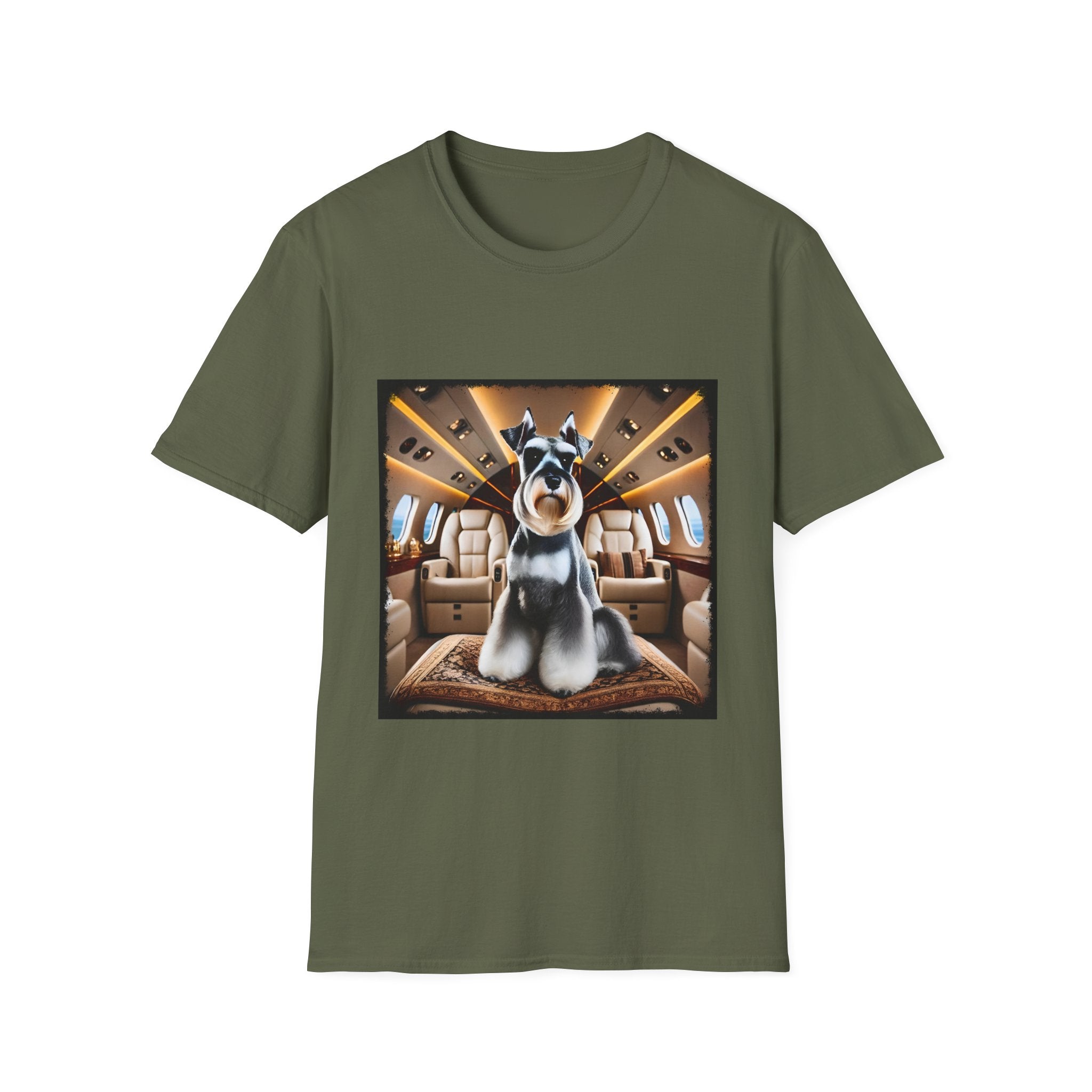 Schnauzer Jet Setter | Unisex Dog T-Shirt