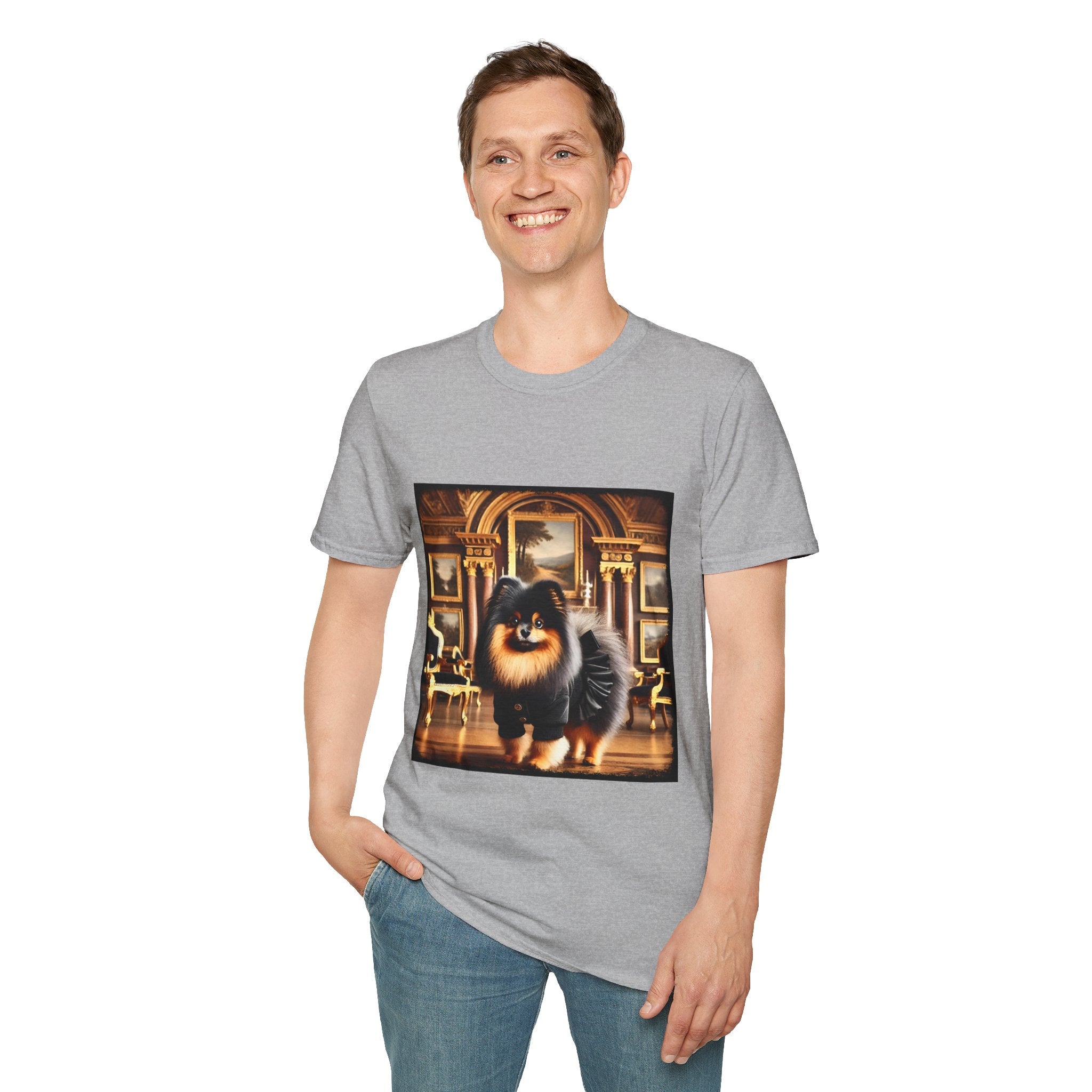 Pomeranian Billionaire Bark | Unisex Dog T-Shirt