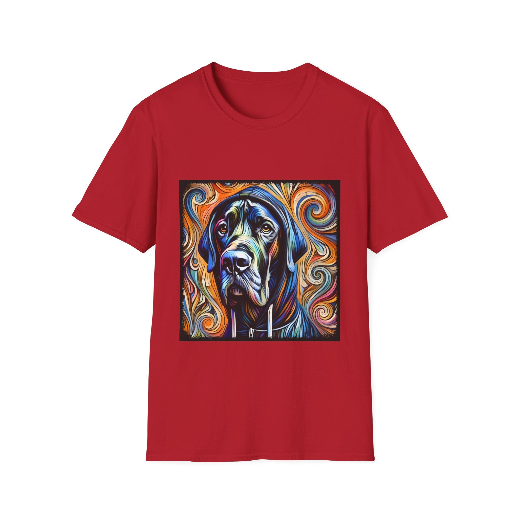 Great Dane Relaxed Swirl II | Unisex Dog T-Shirt