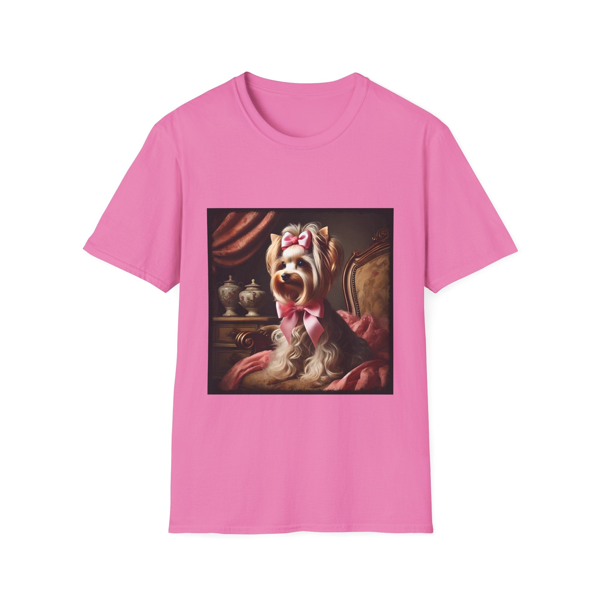 Yorkshire Terrier Pink Bow Princess | Unisex Dog T-Shirt