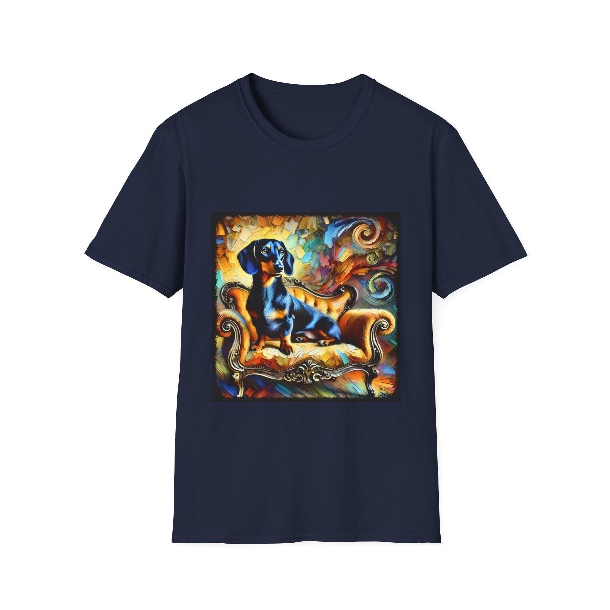 Dachshund Bold Swirl | Unisex Dog T-Shirt