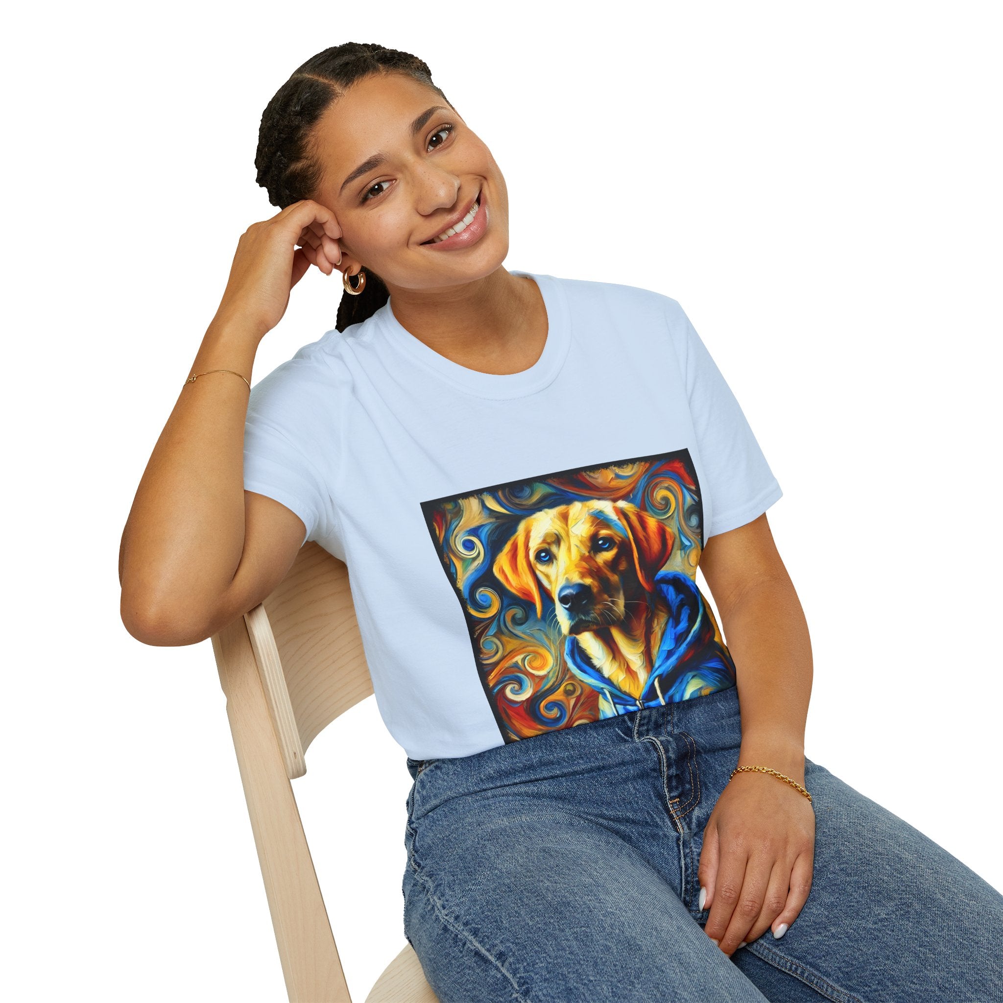 Labrador Retriever Street Swirl | Unisex Dog T-Shirt