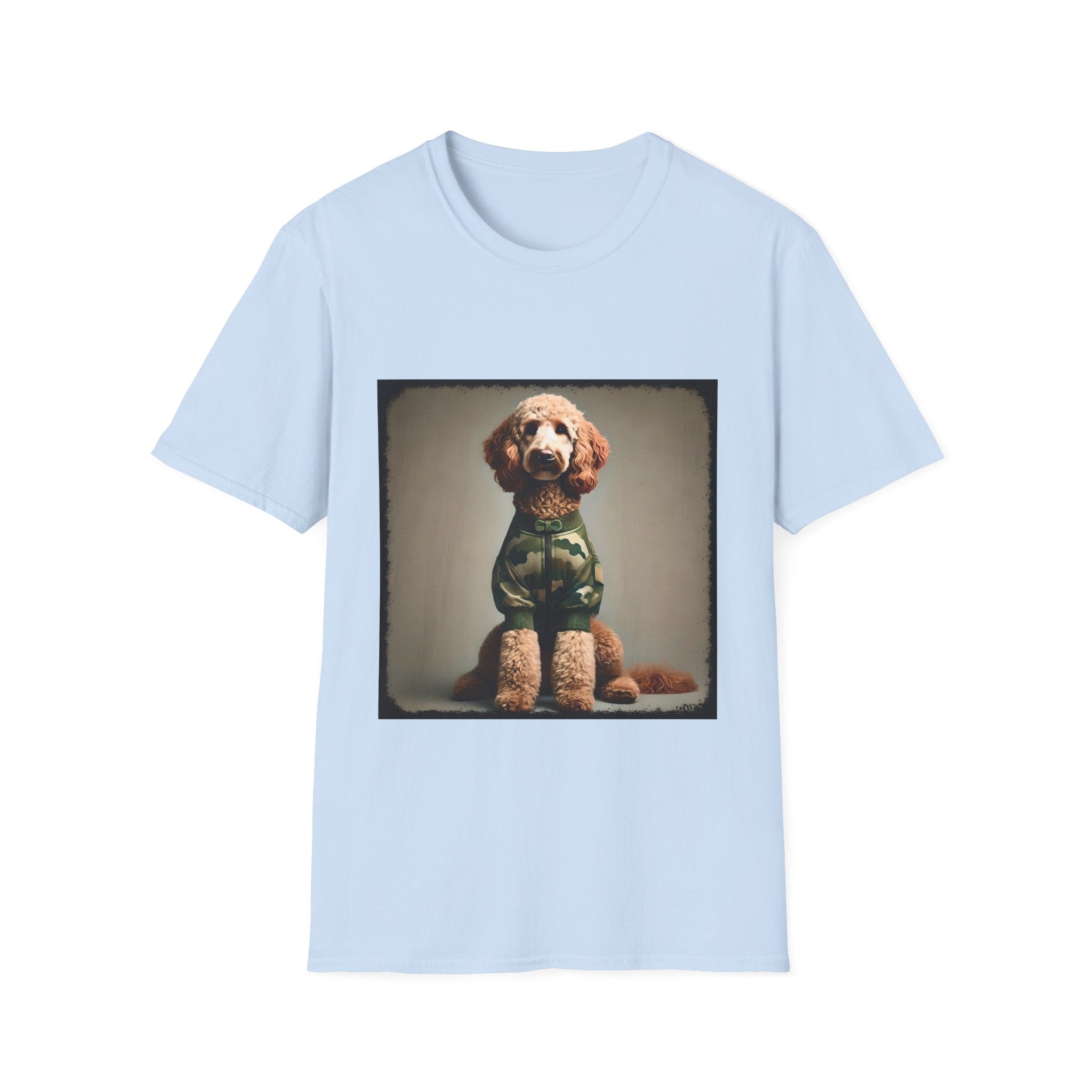 Labradoodle Camo Cutie | Unisex Dog T-Shirt
