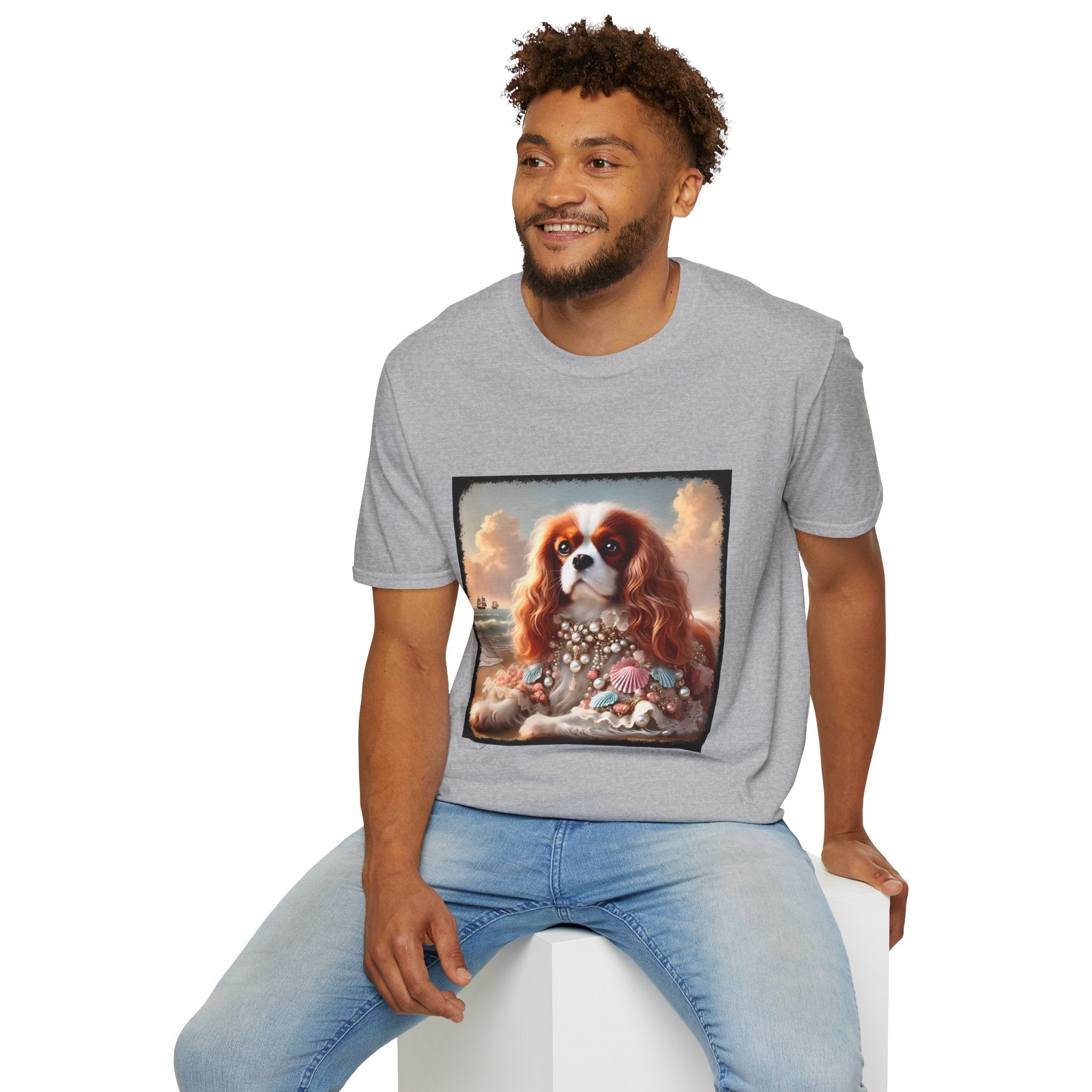 Cavalier King Charles Spaniel Beach Beauty | Unisex Dog T-Shirt