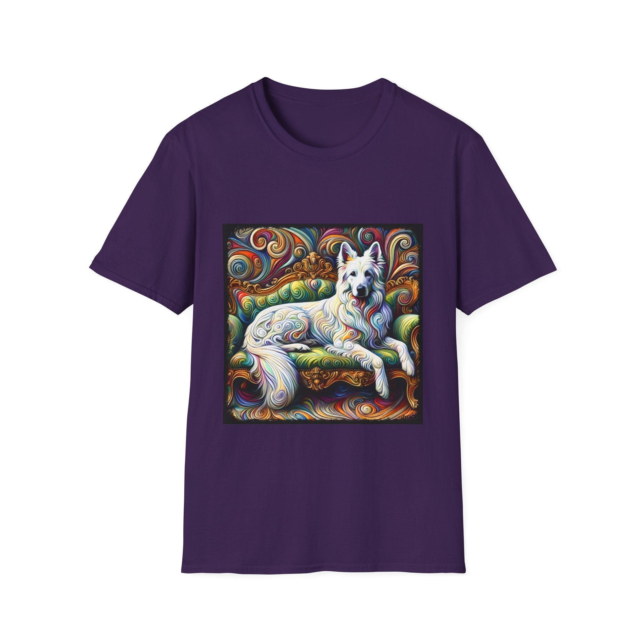 German Shepherd Intense Swirl | Unisex Dog T-Shirt