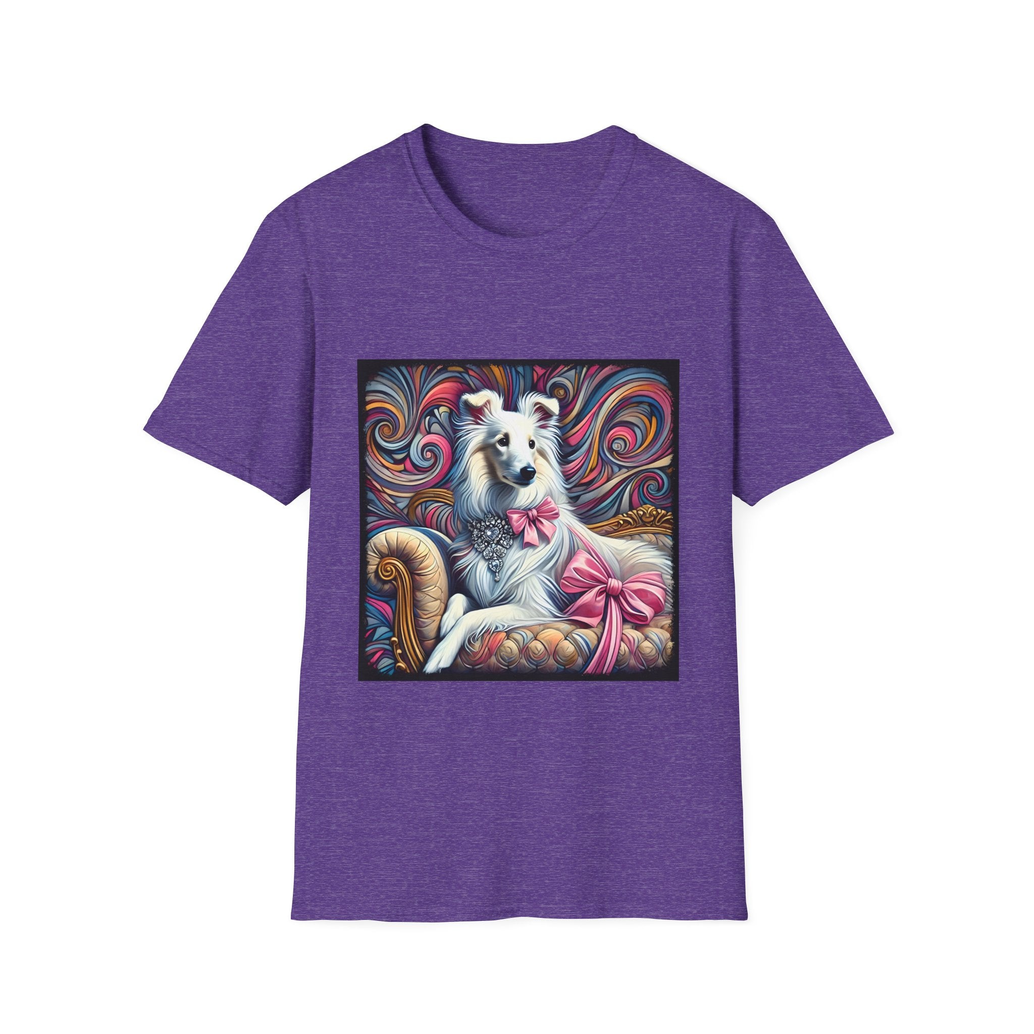 Collie Pink Princess Swirl | Unisex Dog T-Shirt