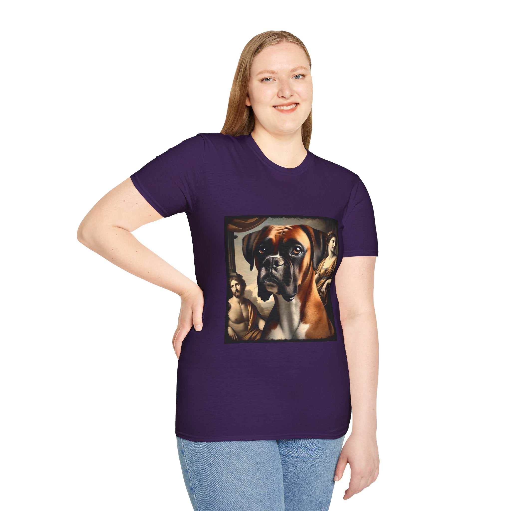 Boxer Posh Portrait | Unisex Dog T-Shirt